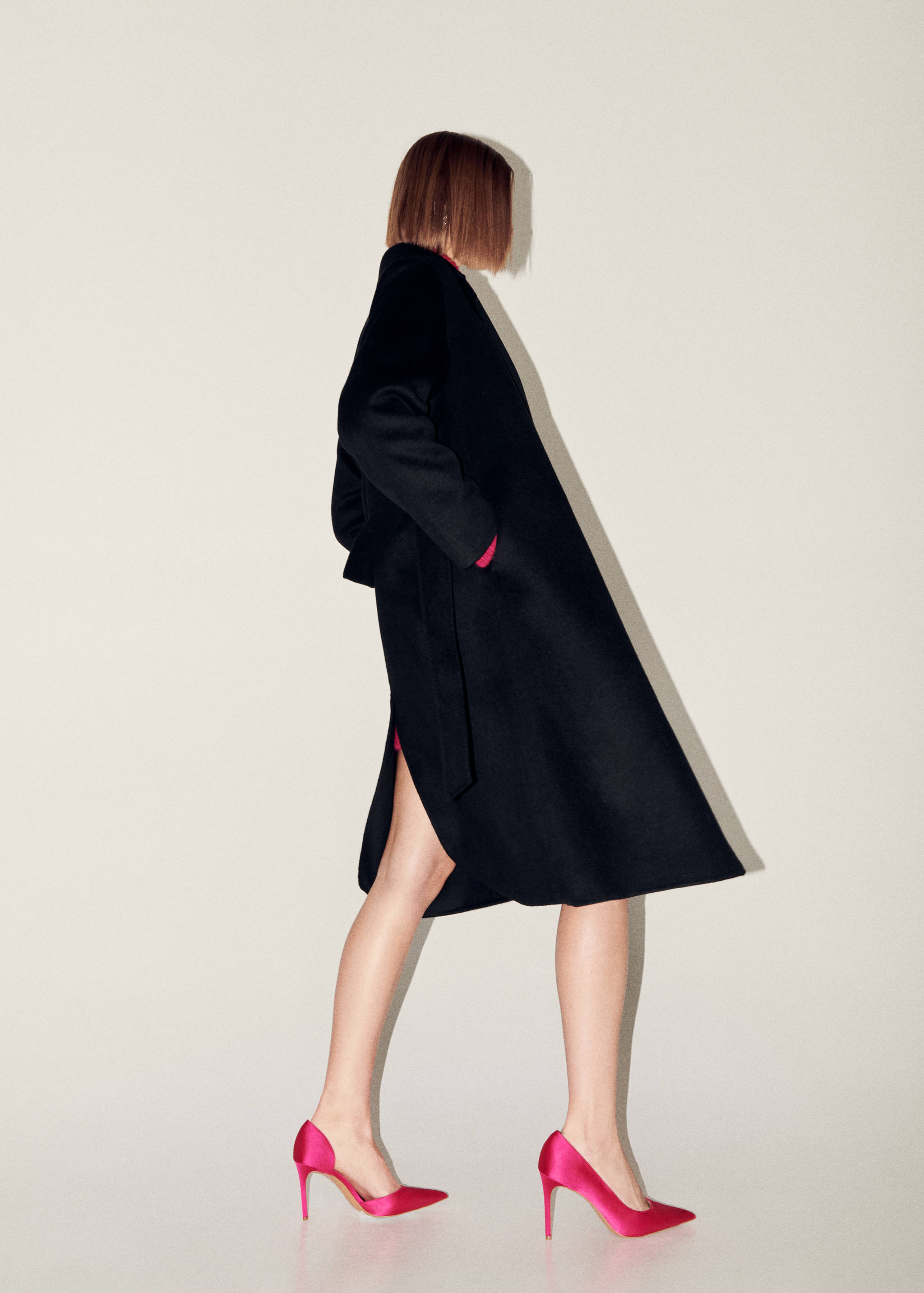 Manteau fait main avec ceinture - Détail de l'article 7