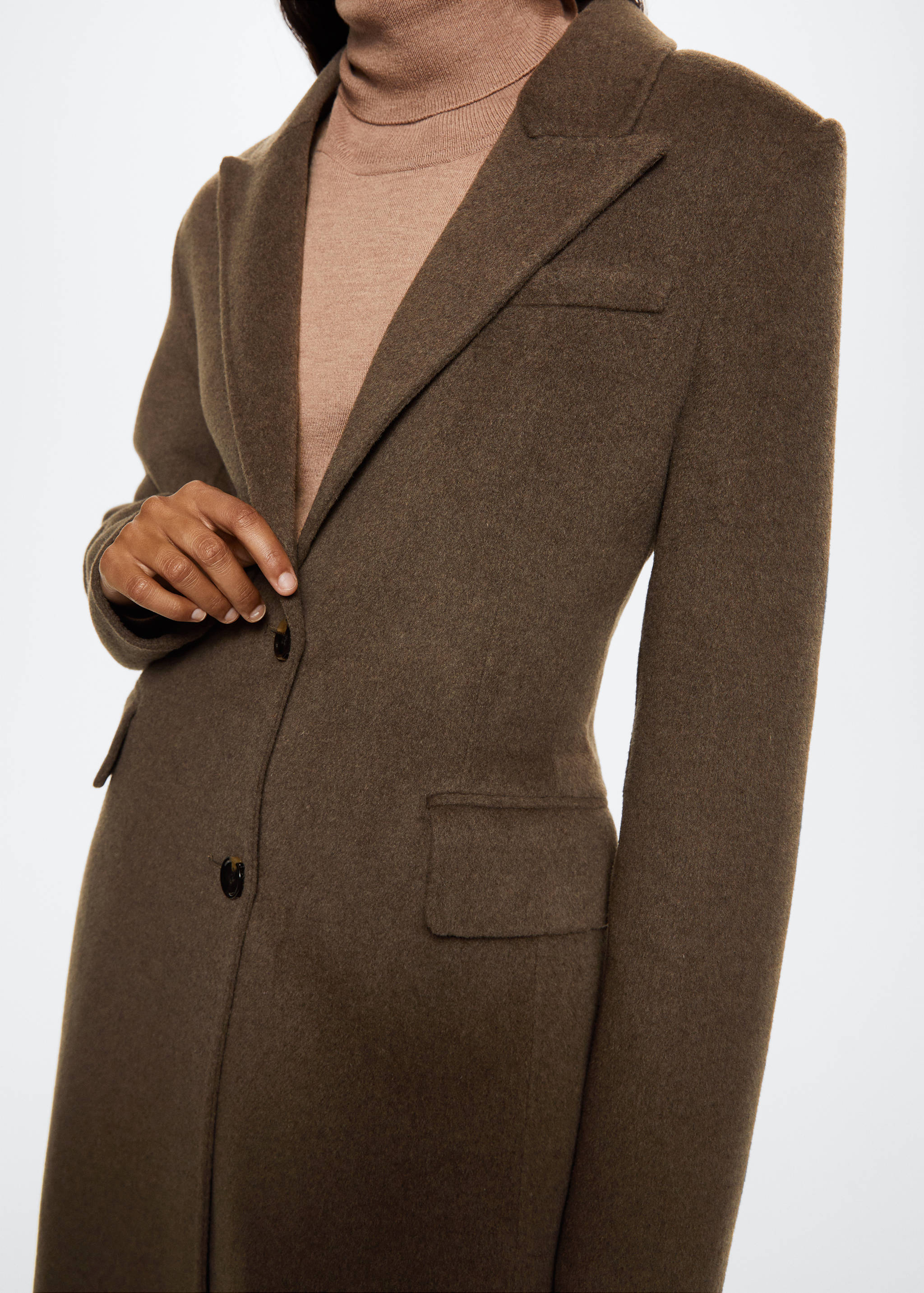 Manteau laine ajusté fait main - Détail de l'article 2