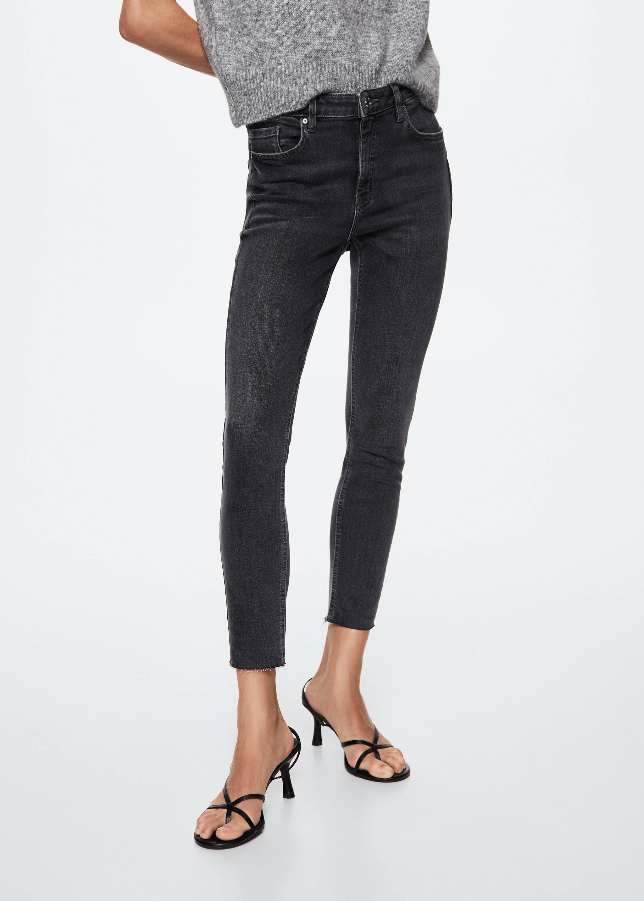 Skinny cropped jeans - Medium plane
