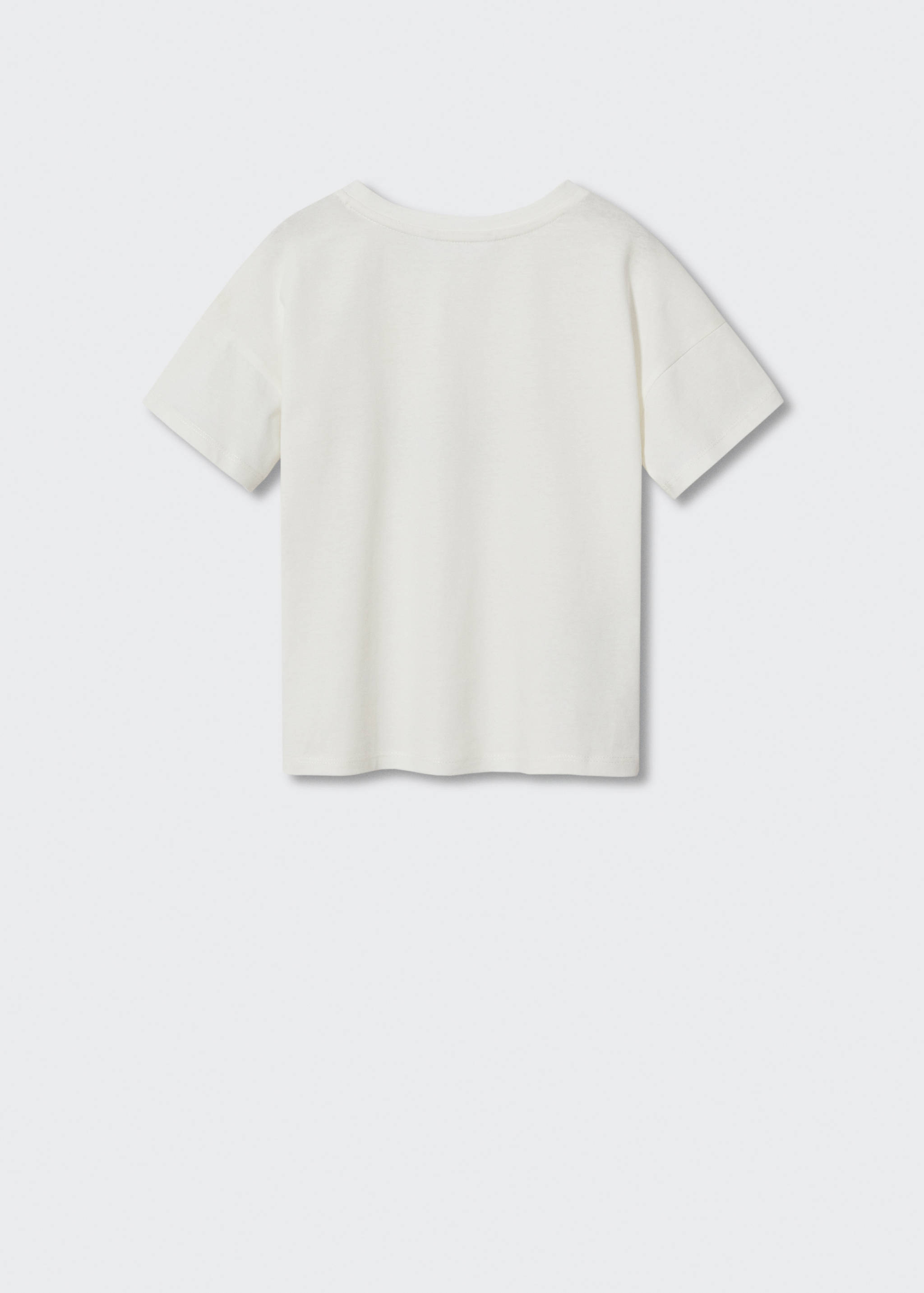 Embossed detail t-shirt - Reverse of the article