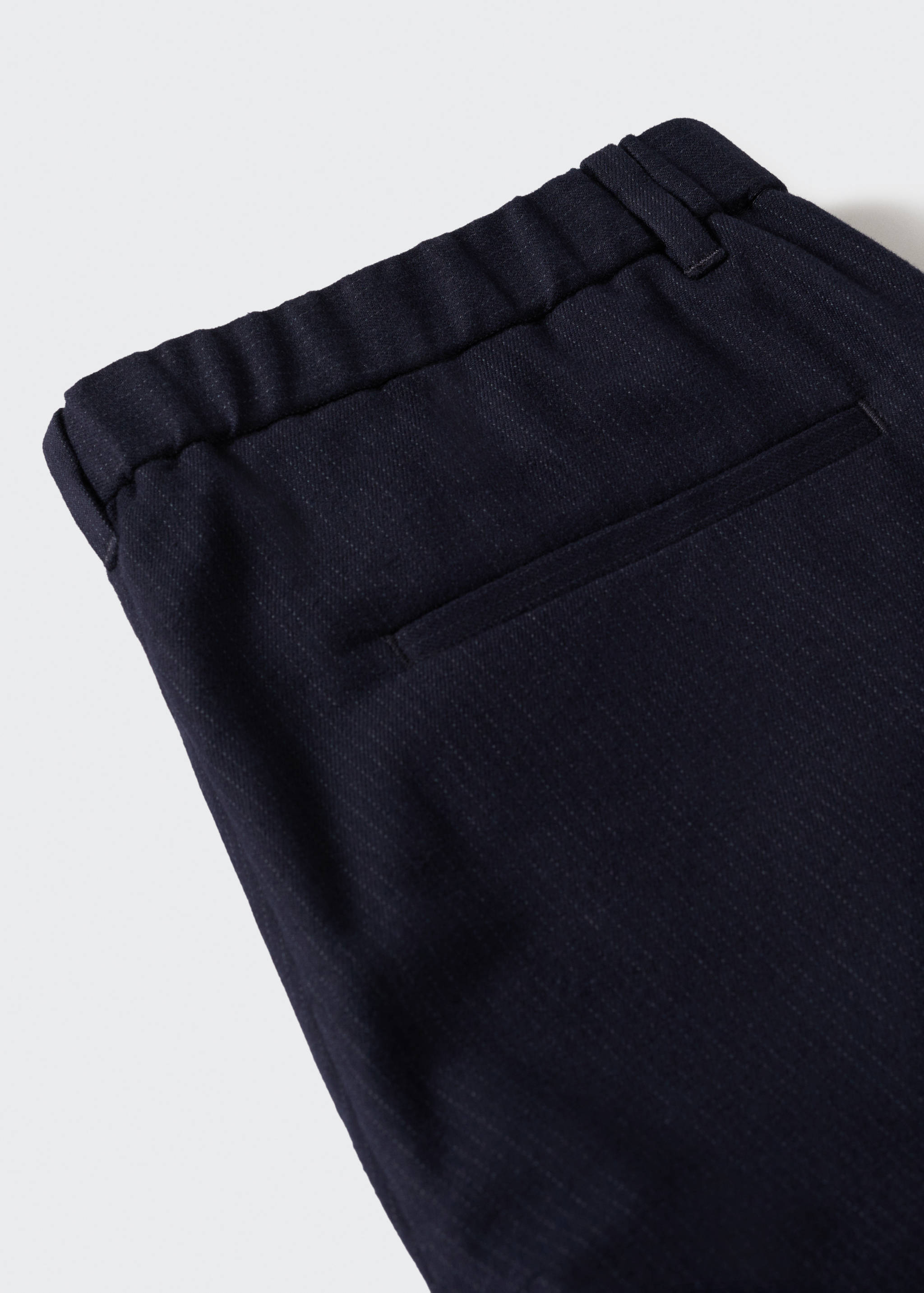 Slim-fit cotton trousers - Details of the article 8