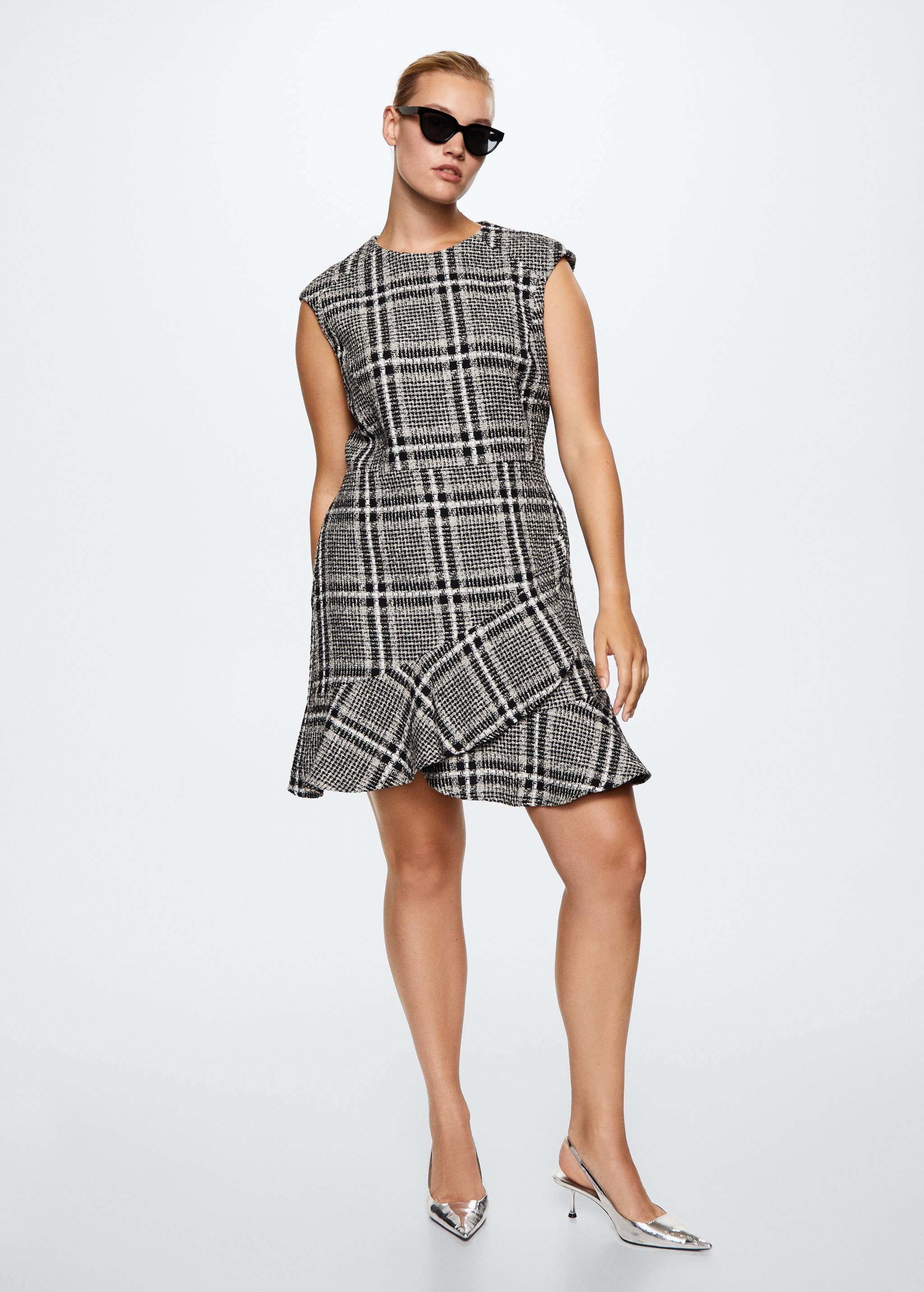 Tweedkleid mit Karo-Dessin - Detail des Artikels 3