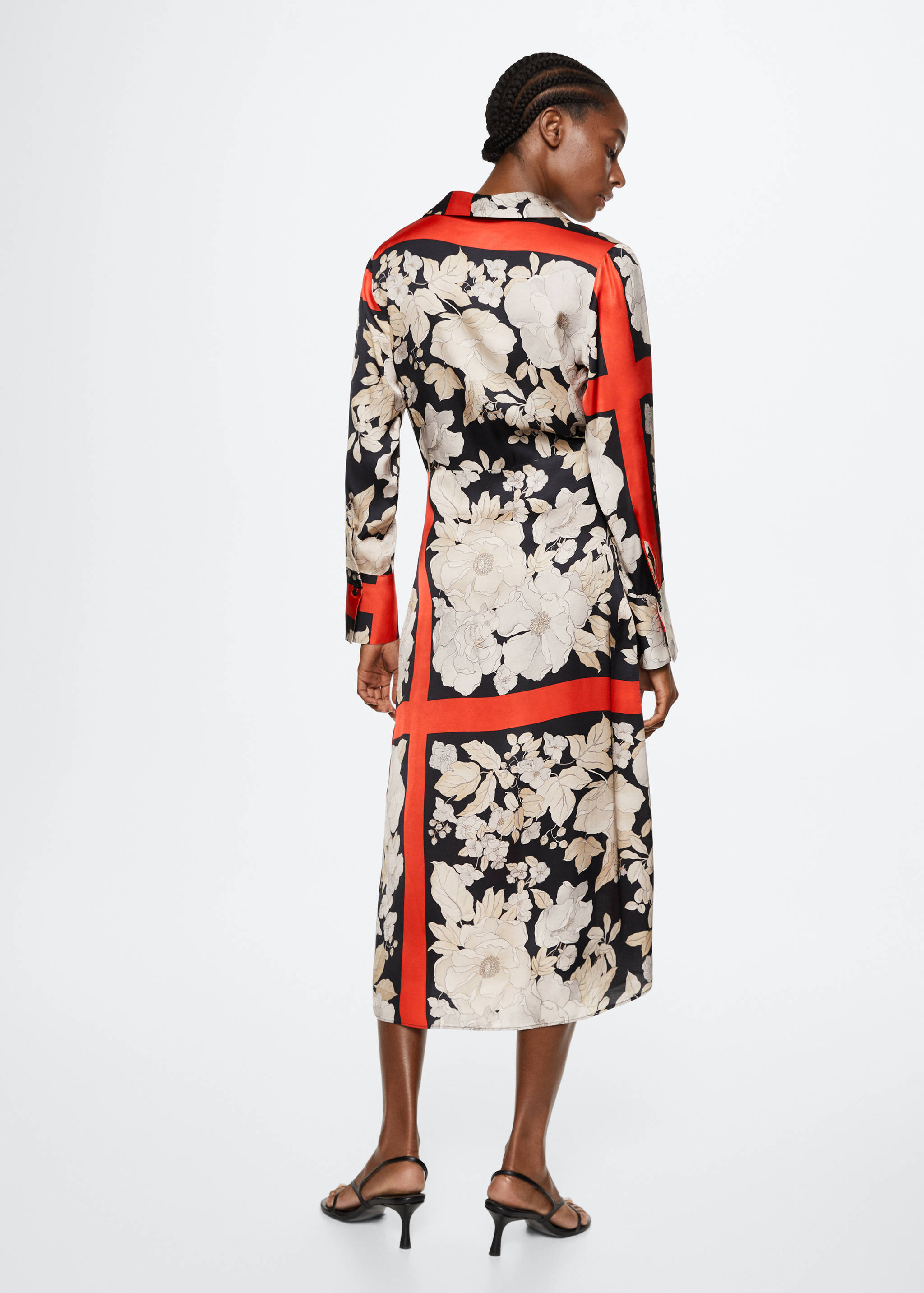 Vestido estampado floral - Reverso del artículo