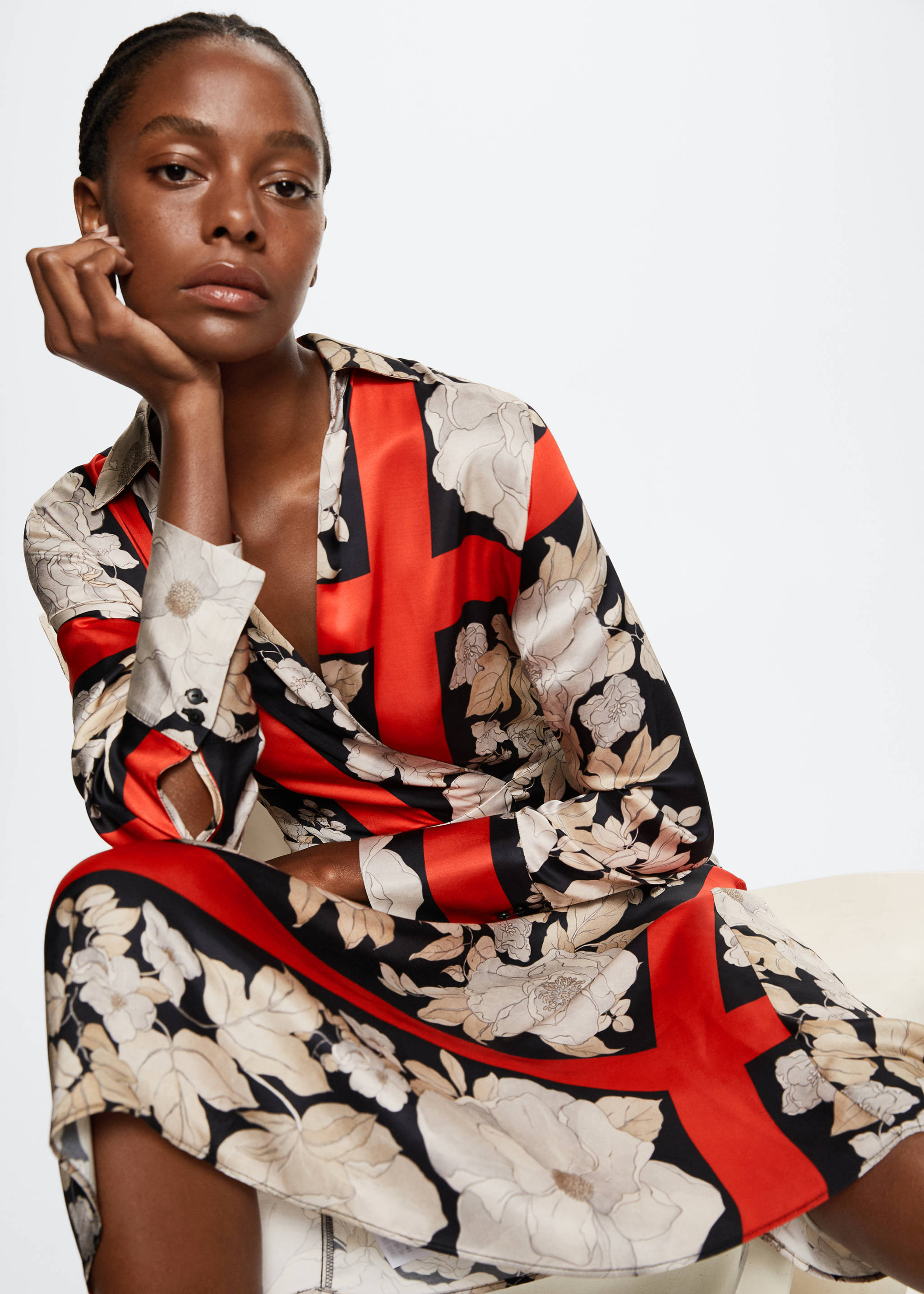 Vestido estampado floral - Detalle del artículo 2