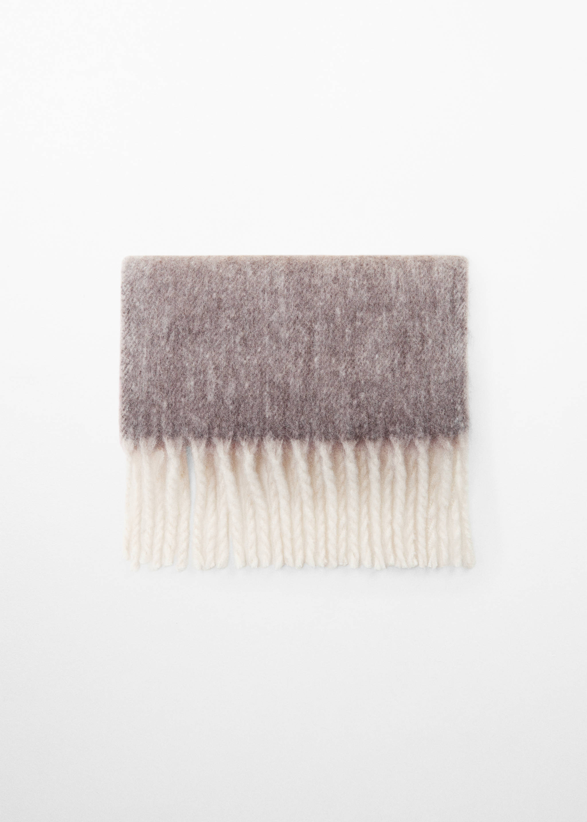 Fringed edge wool-blend scarf - Article without model