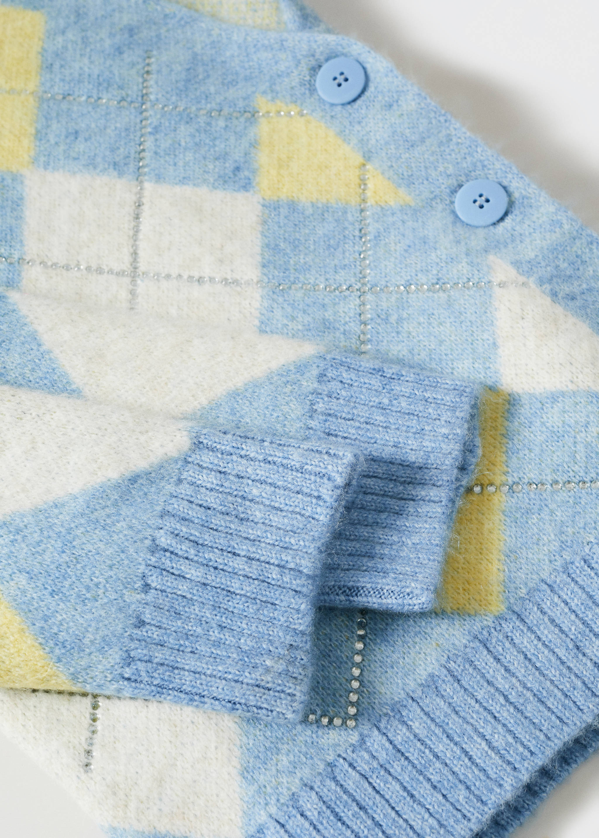 Cárdigan rombos detalle strass - Detalle del artículo 8