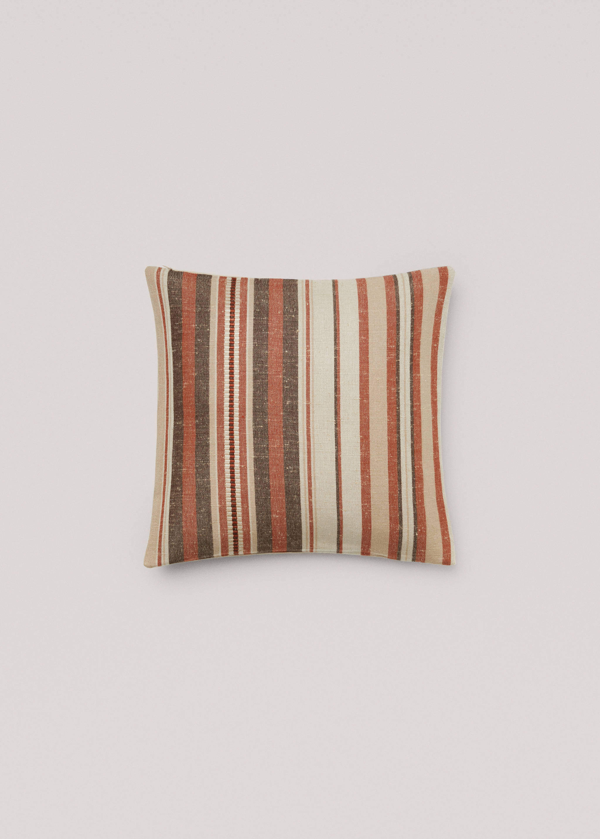Kissenhülle aus Wolle mit Streifenmuster 45 x 45 cm - Artikel ohne Model