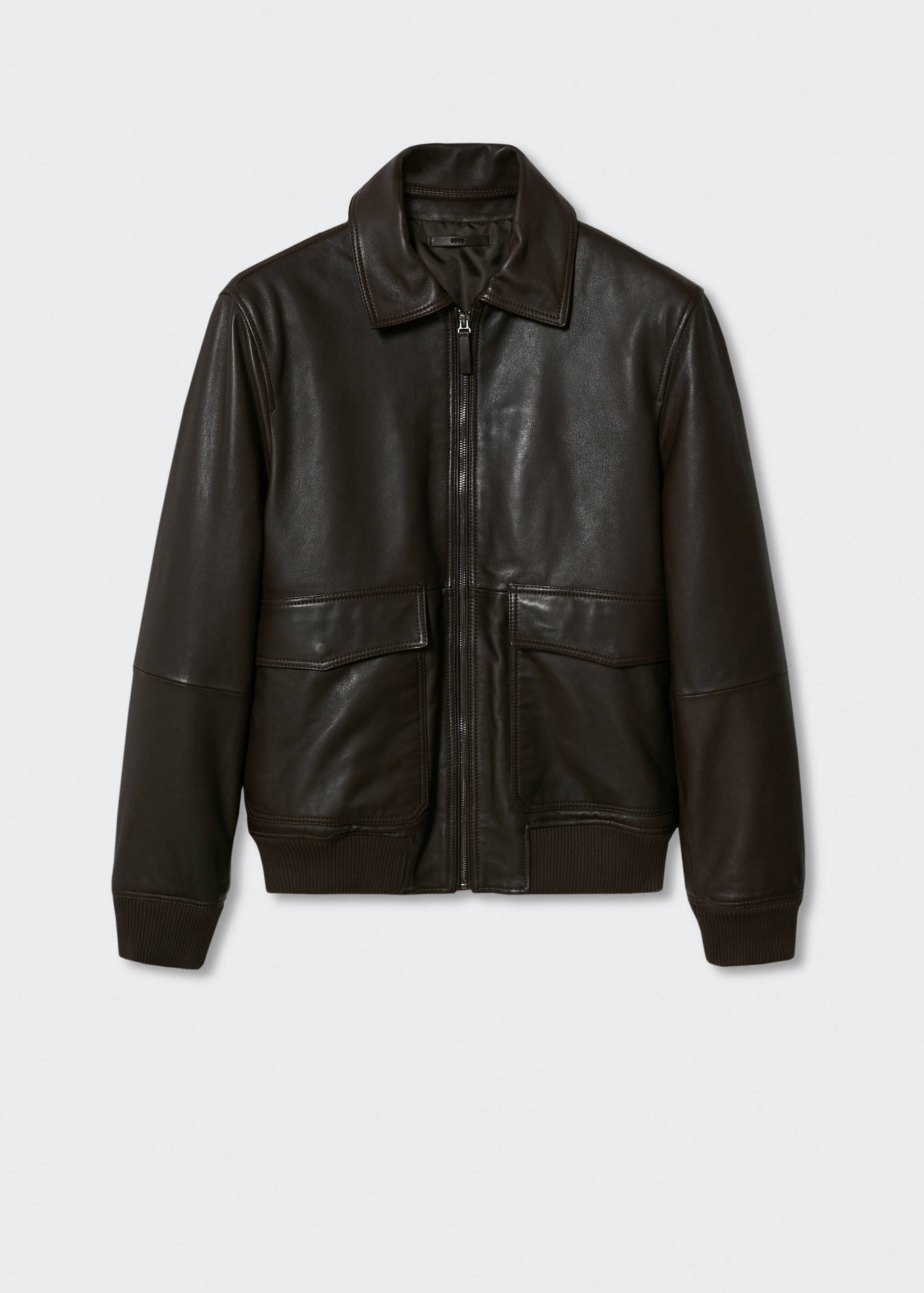 Aviator leather jacket - Details of the article 8