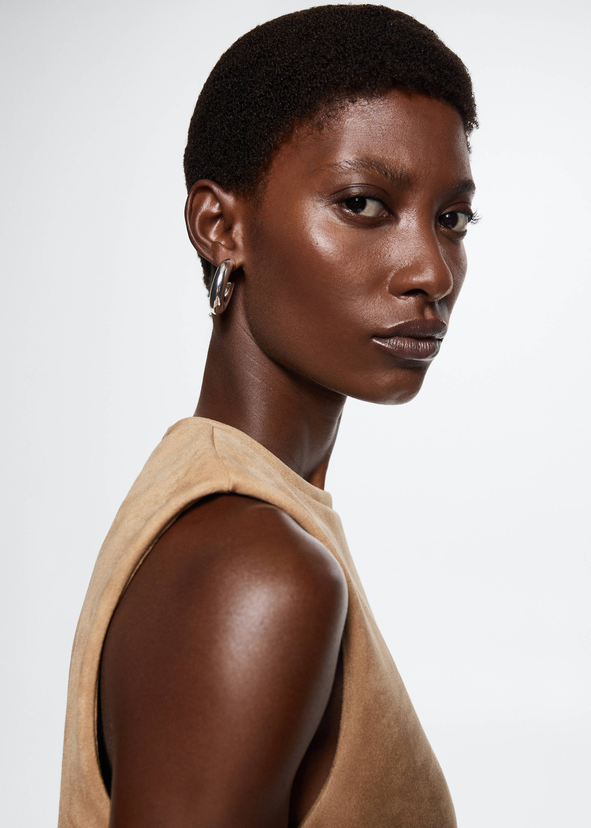 Straight suede dress - Details of the article 4