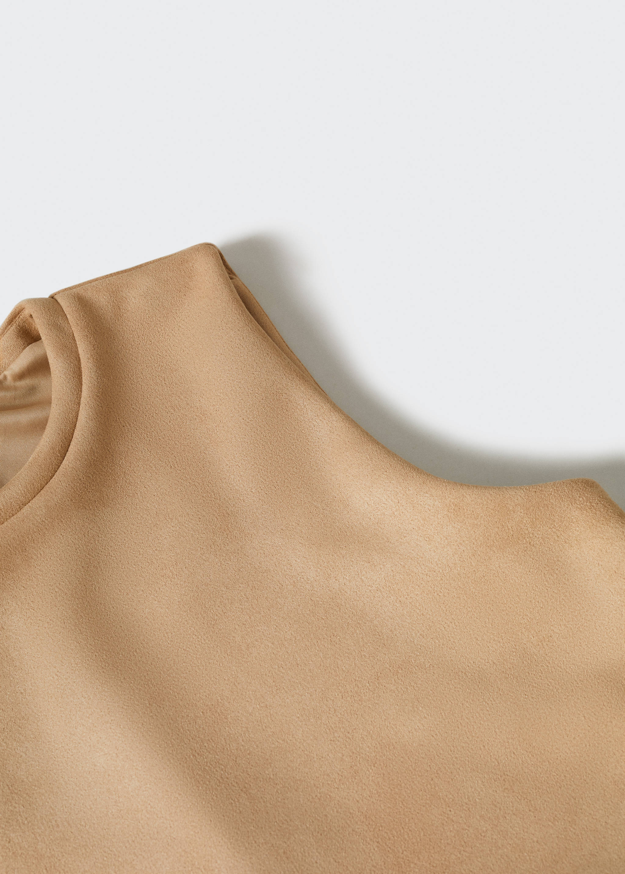 Straight suede dress - Details of the article 8