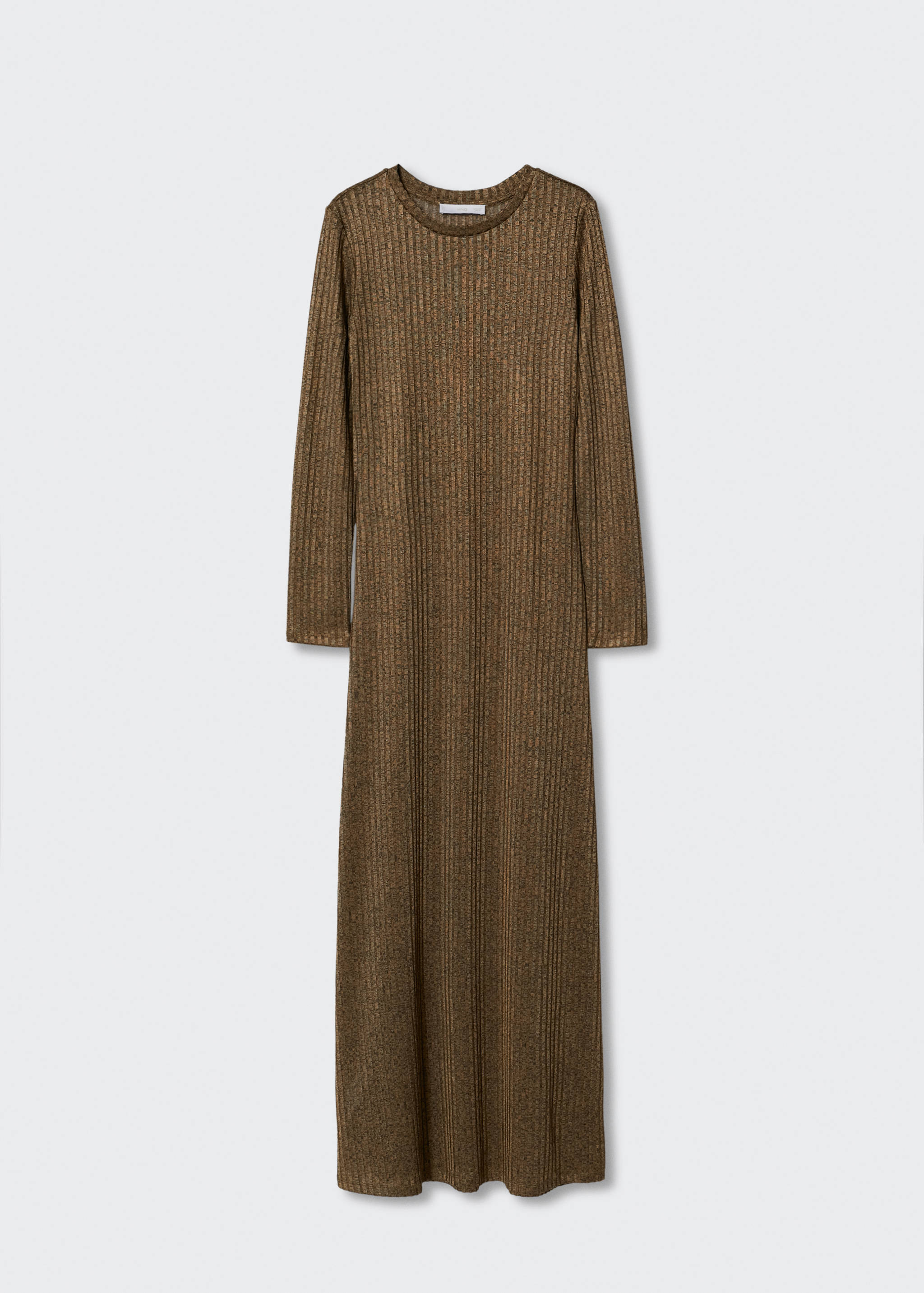 Ribbed long dress - Article without model