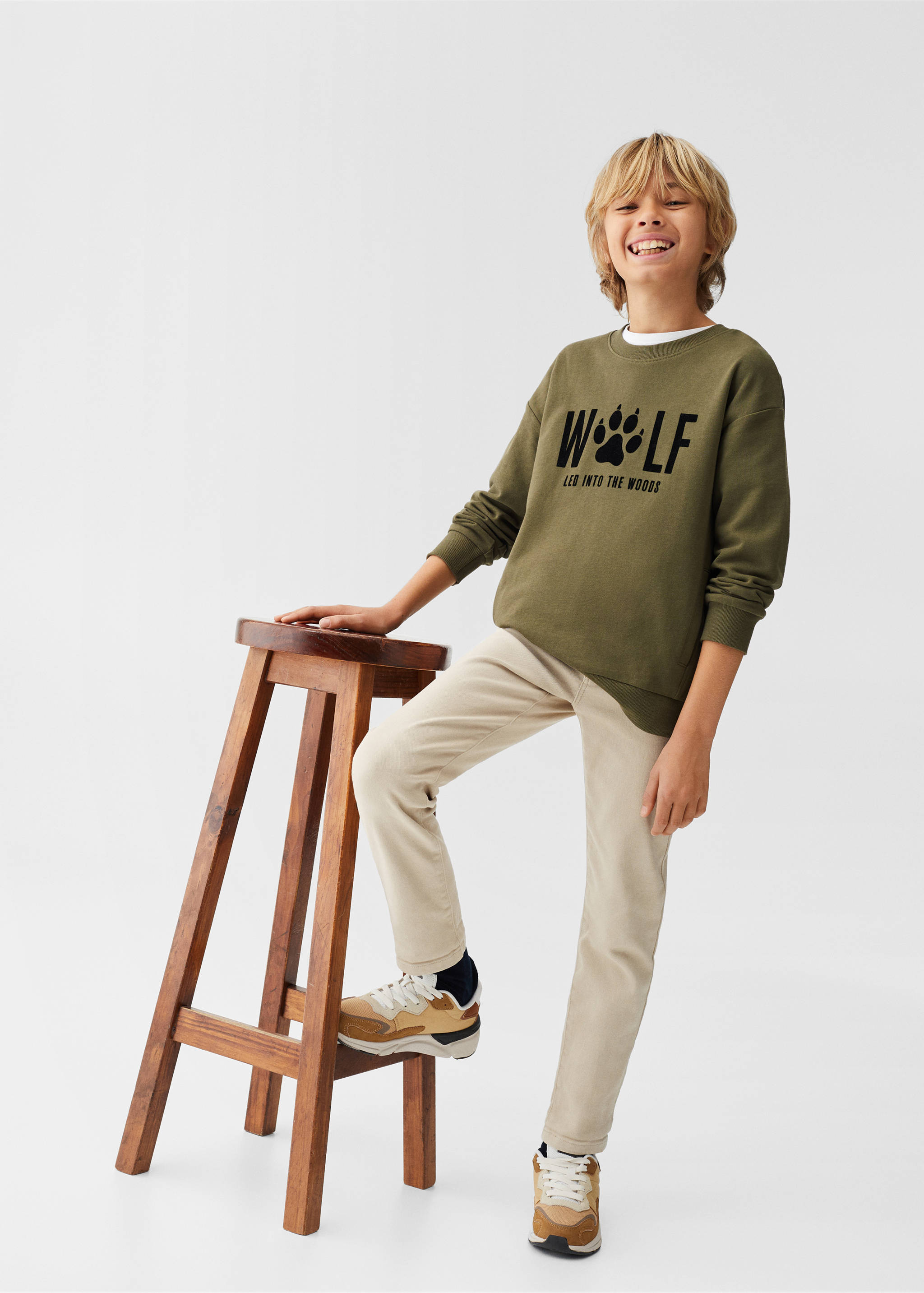 Sudadera estampada textura - Detalle del artículo 2