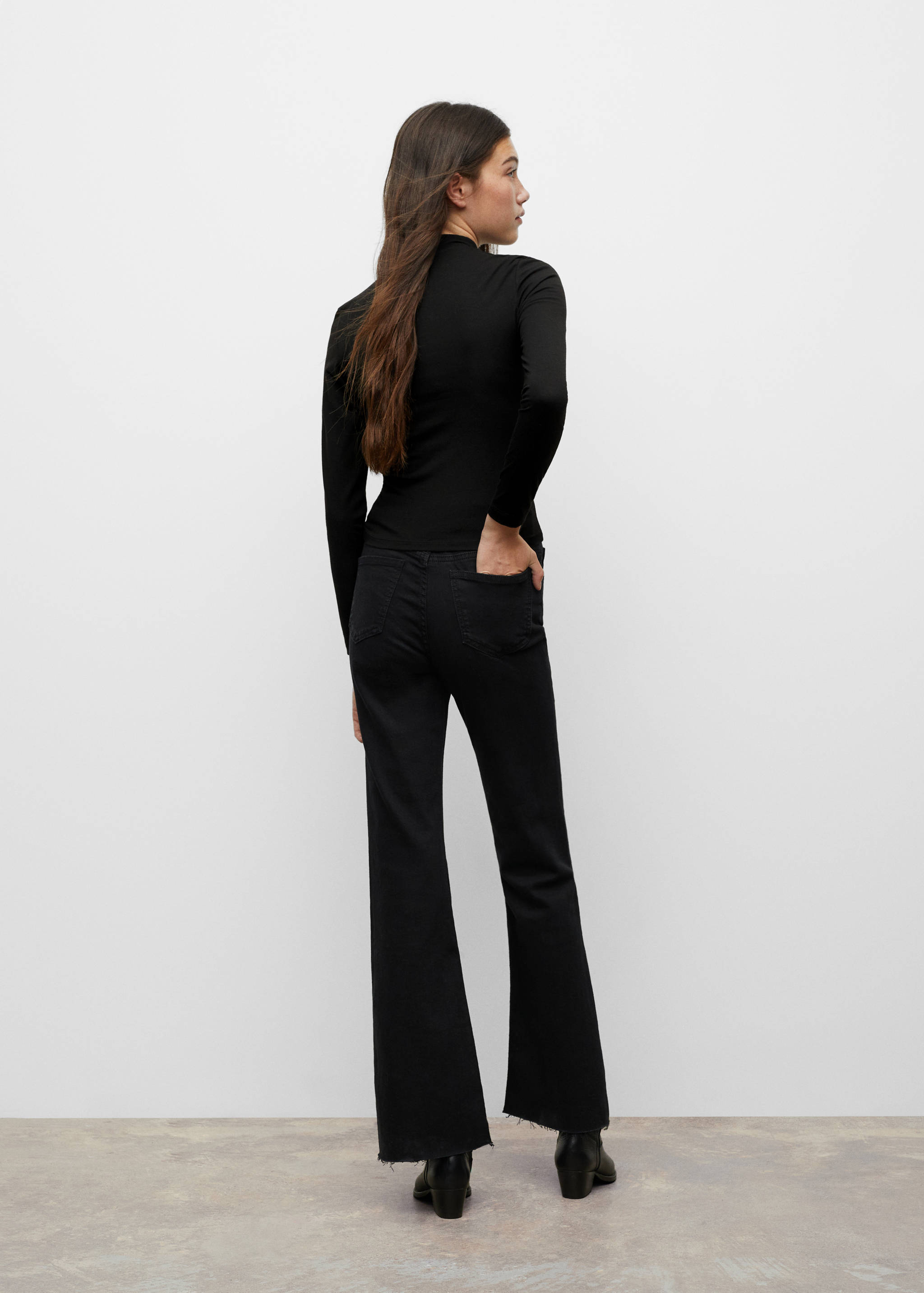 Samarreta màniga llarga slim fit - Revers de l'article