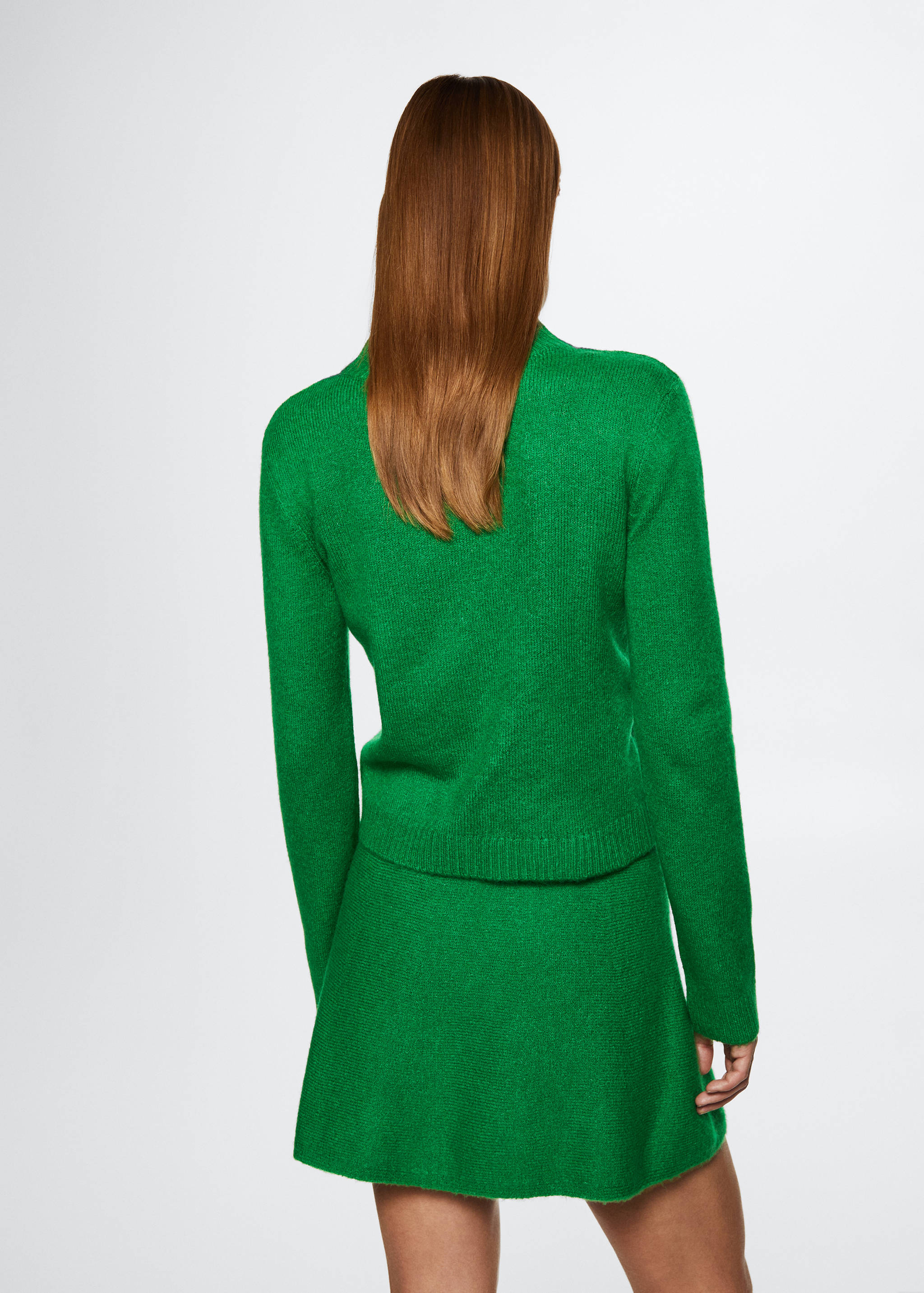 Perkins-neck sweater - Reverse of the article