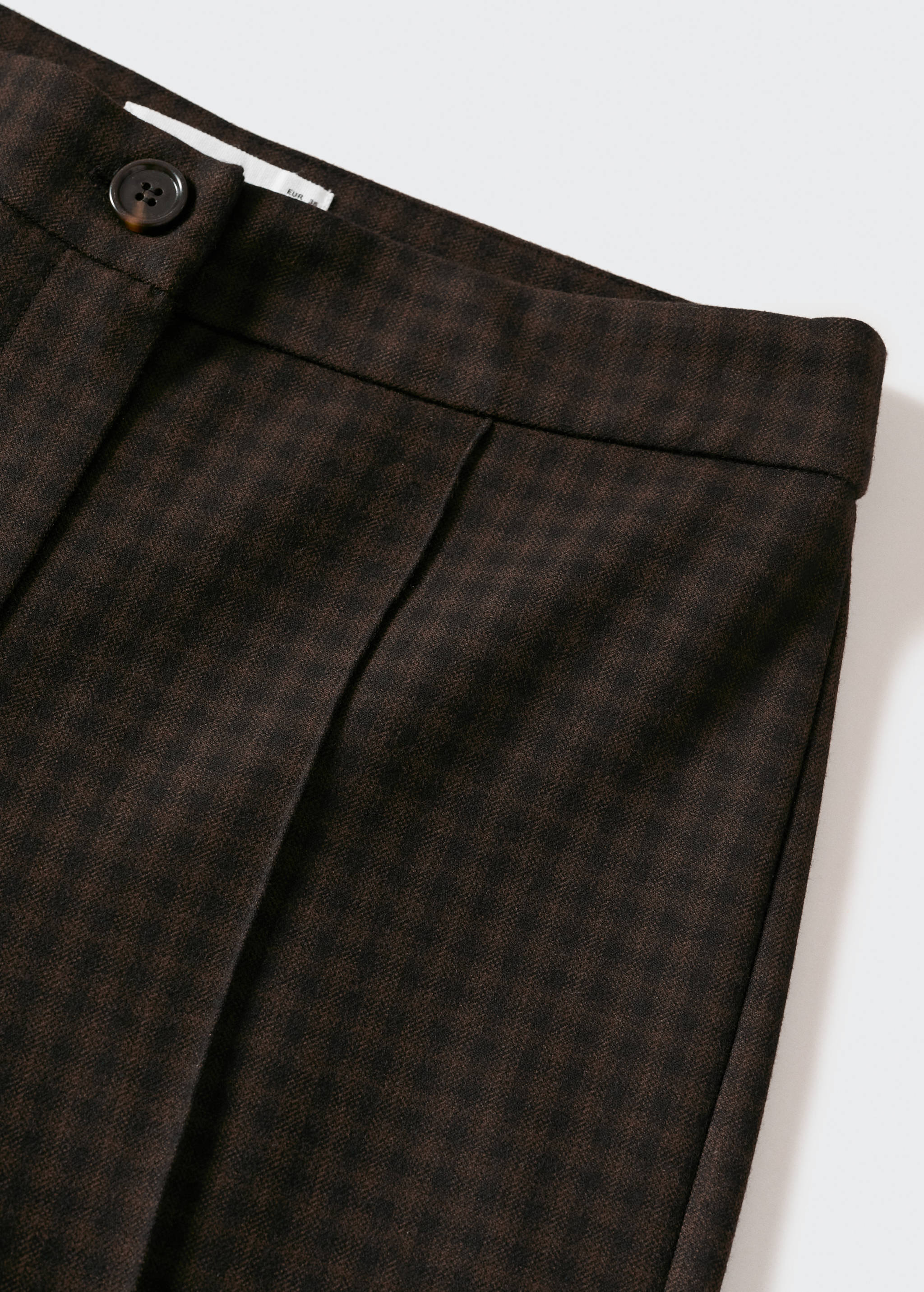 Kick flared check trousers - Details of the article 8
