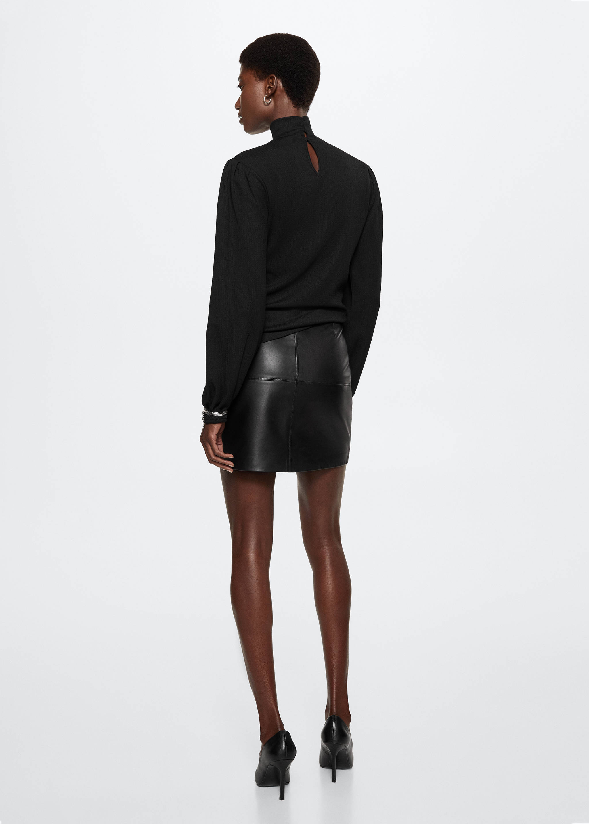 Blusa textura - Reverso del artículo