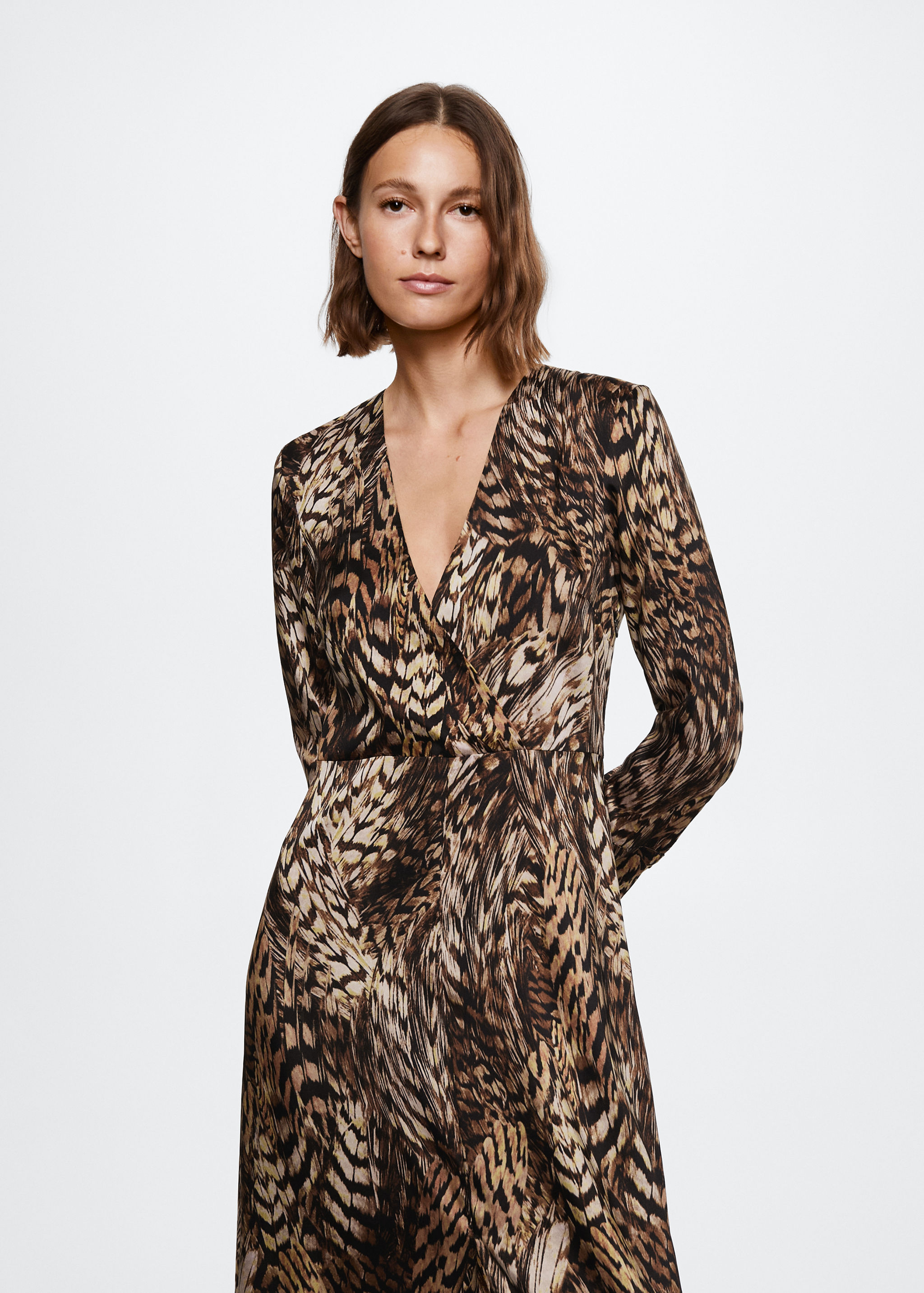 Vestit fluid animal print - Pla mig