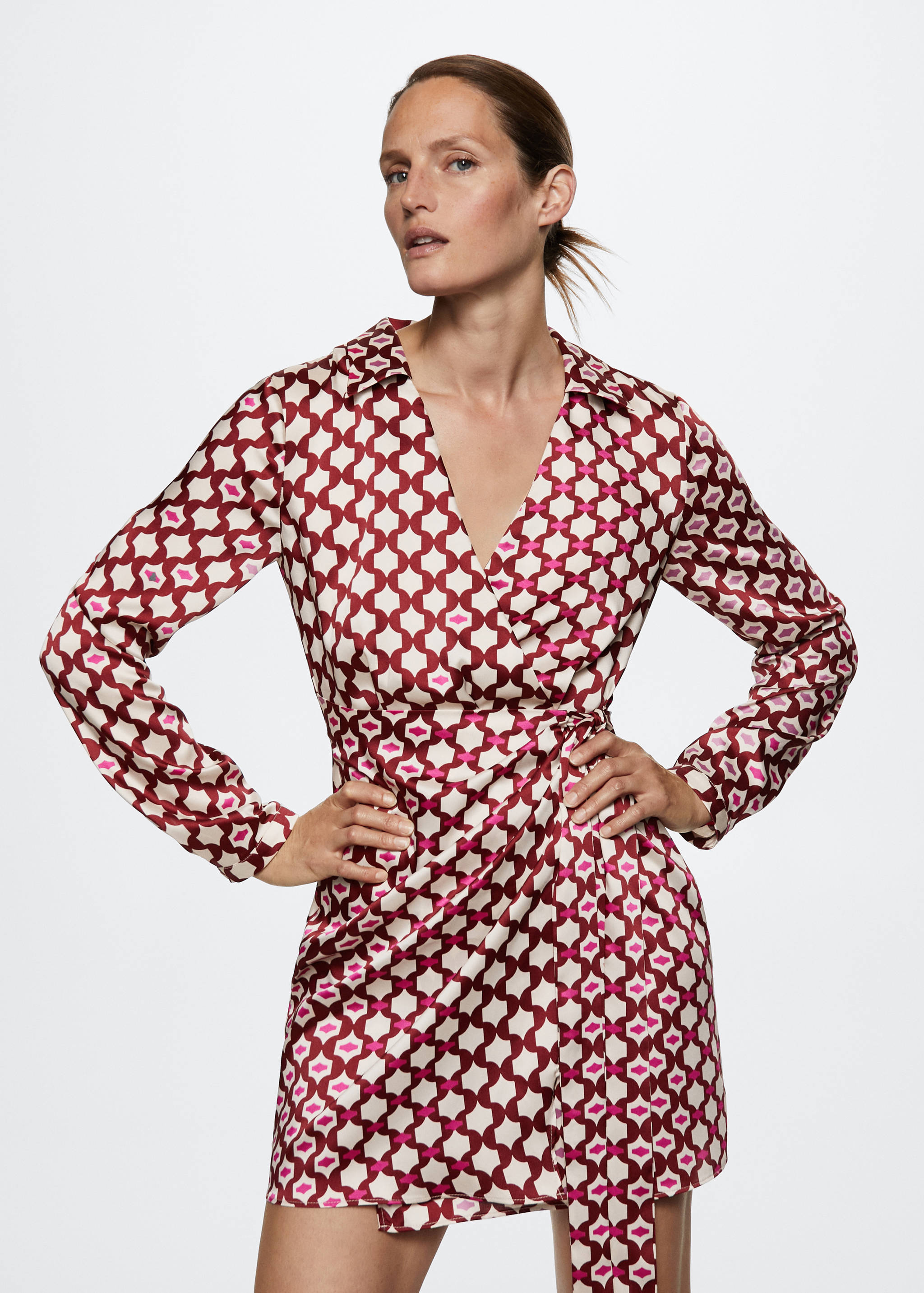 Vestit camiser estampat - Pla mig