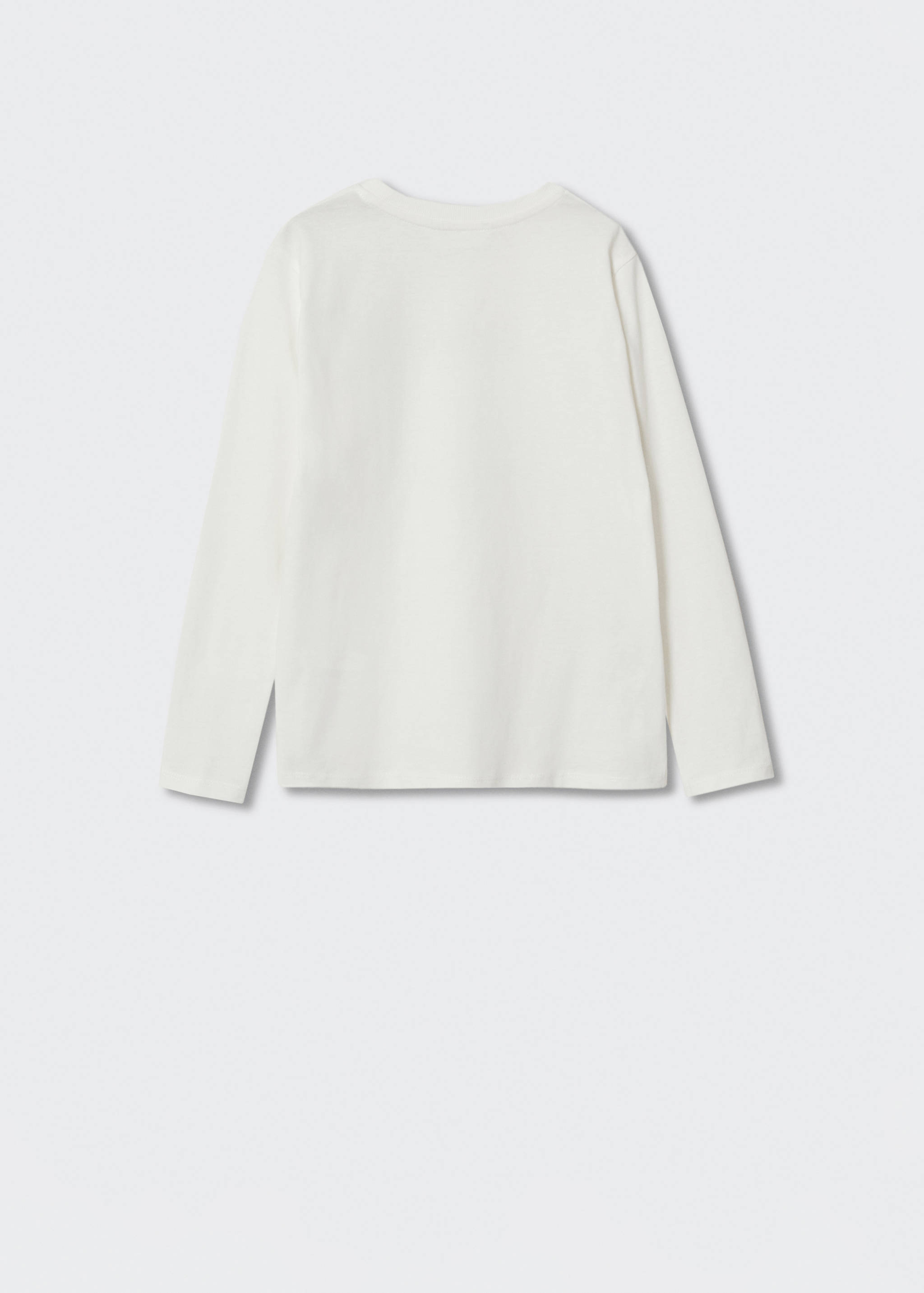 Printed cotton-blend t-shirt - Reverse of the article