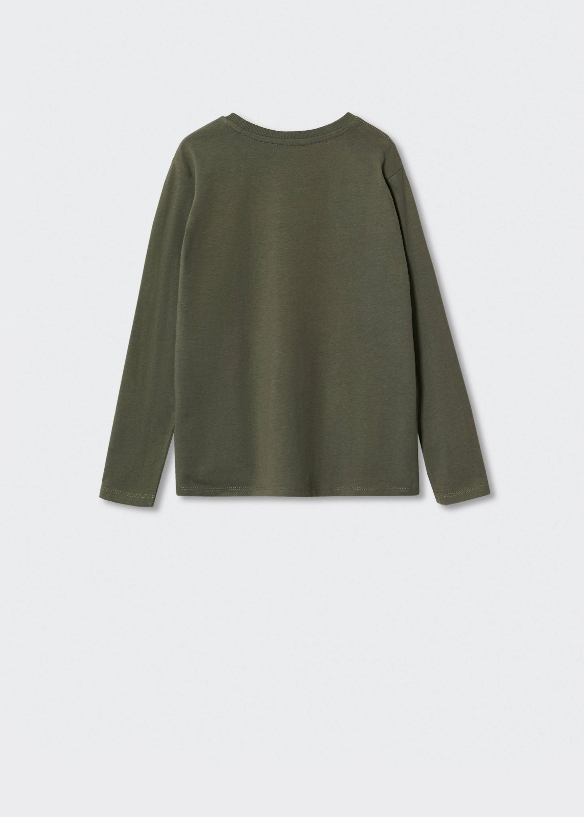 Printed cotton-blend t-shirt - Reverse of the article