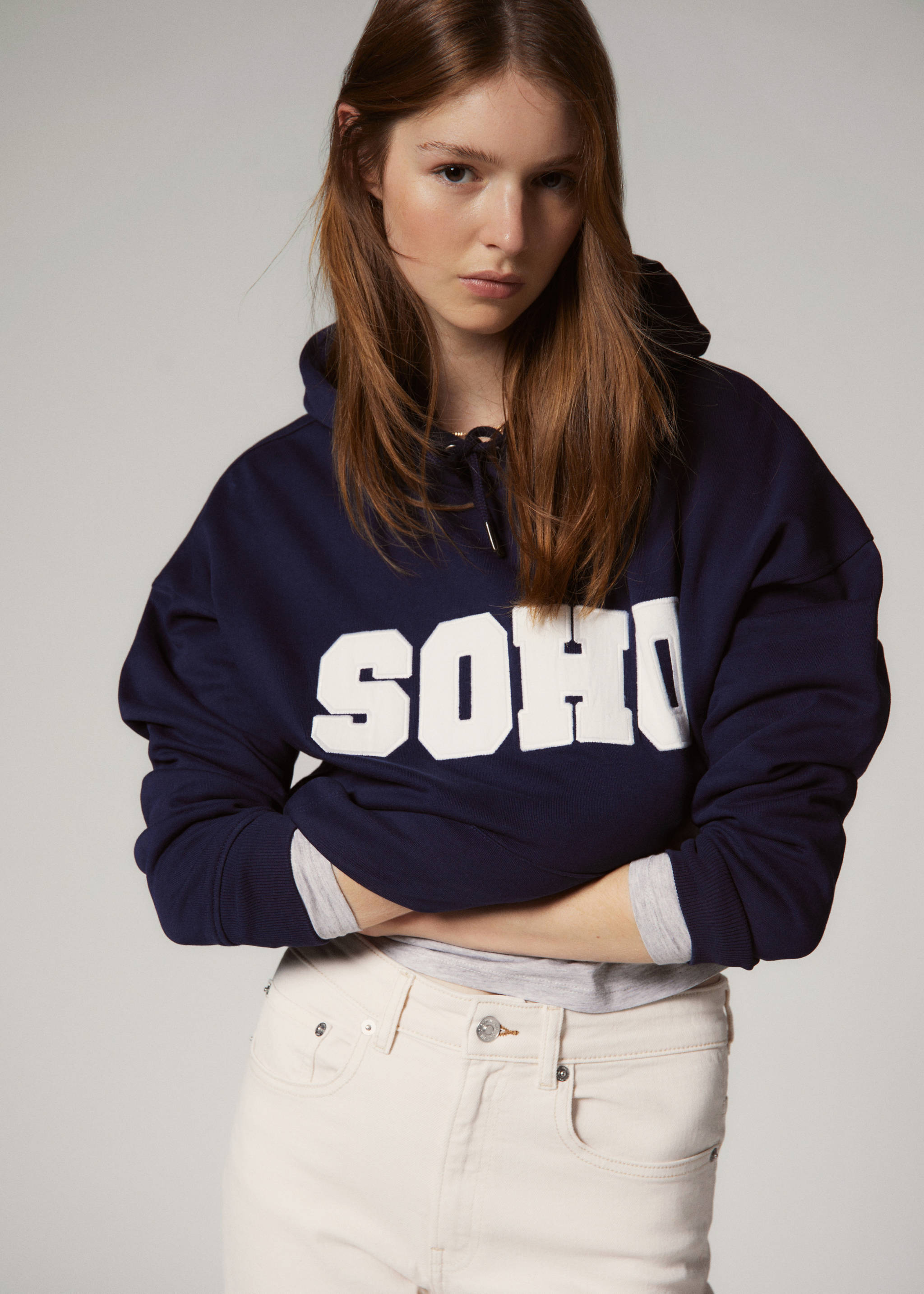 Sudadera mensaje textura - Detalle del artículo 5