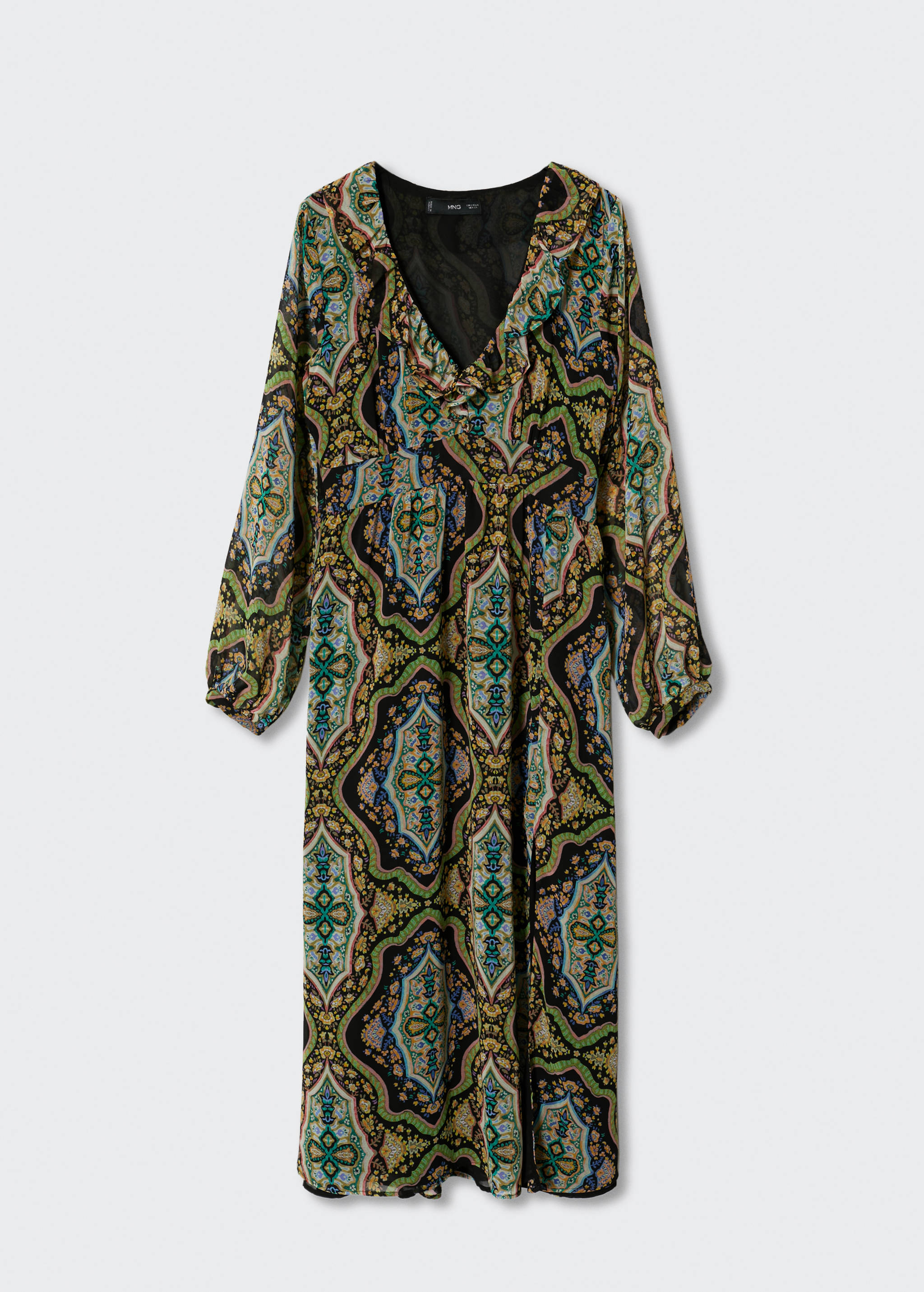 Baroque print dress - Article without model