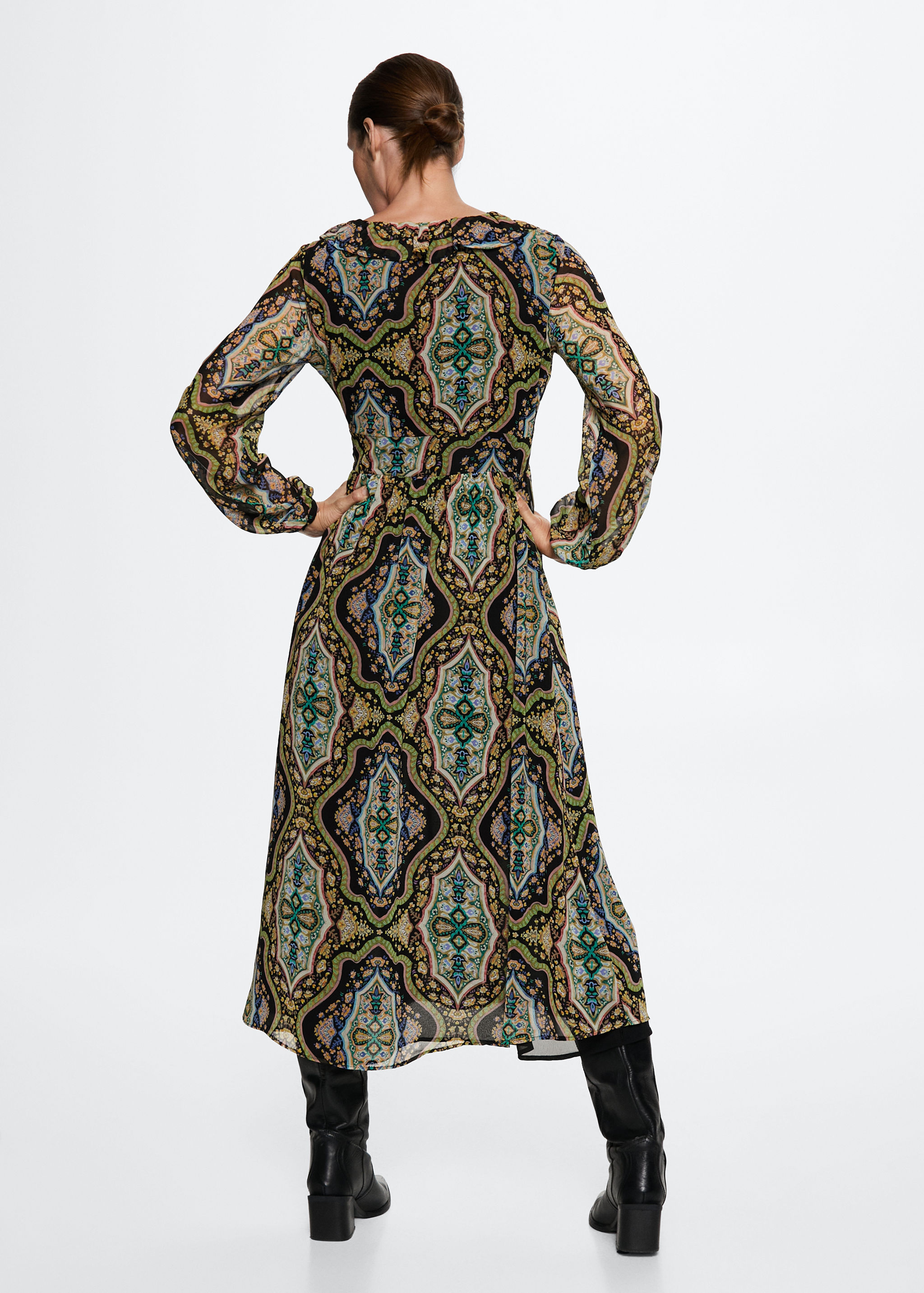 Robe en imprimé baroque - Verso de l’article