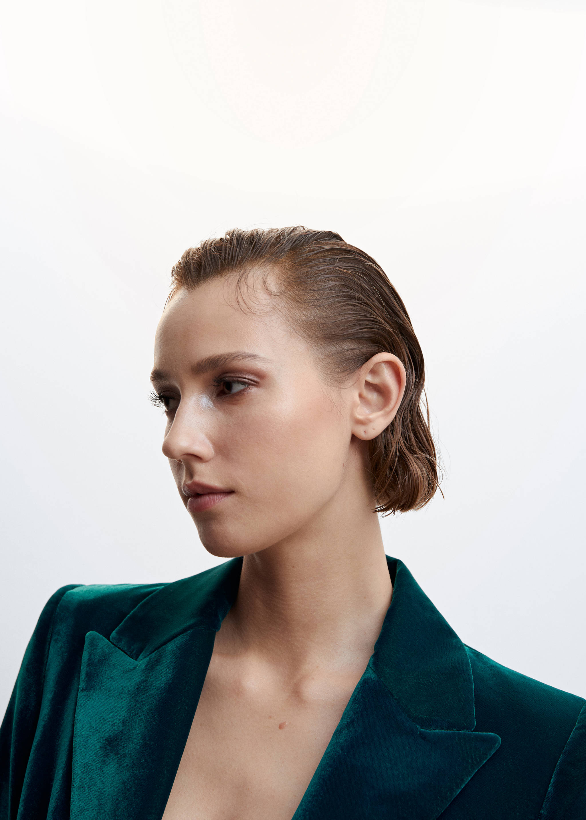 Velvet suit blazer - Details of the article 1