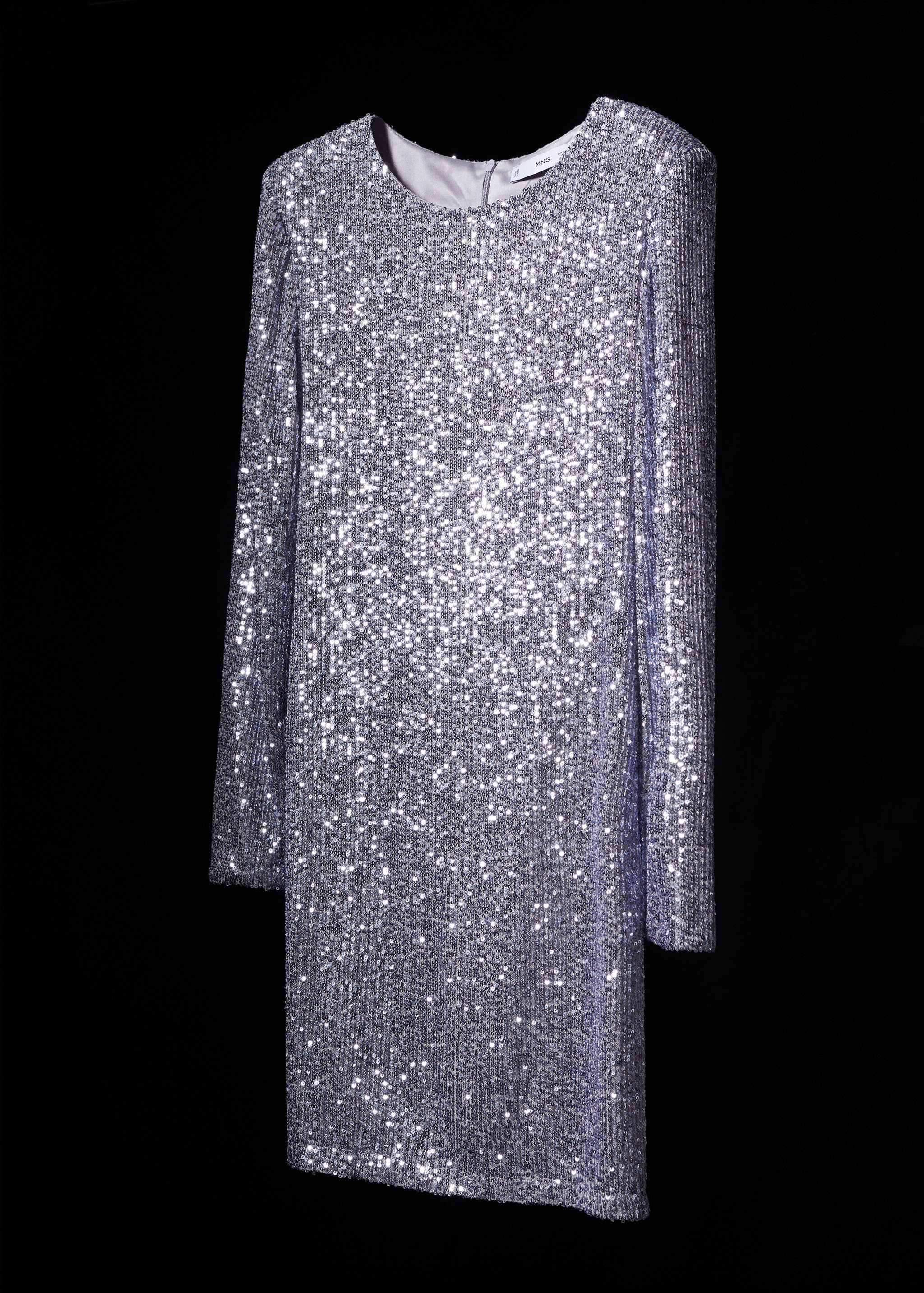 Long-sleeved sequin dress - Details of the article 9
