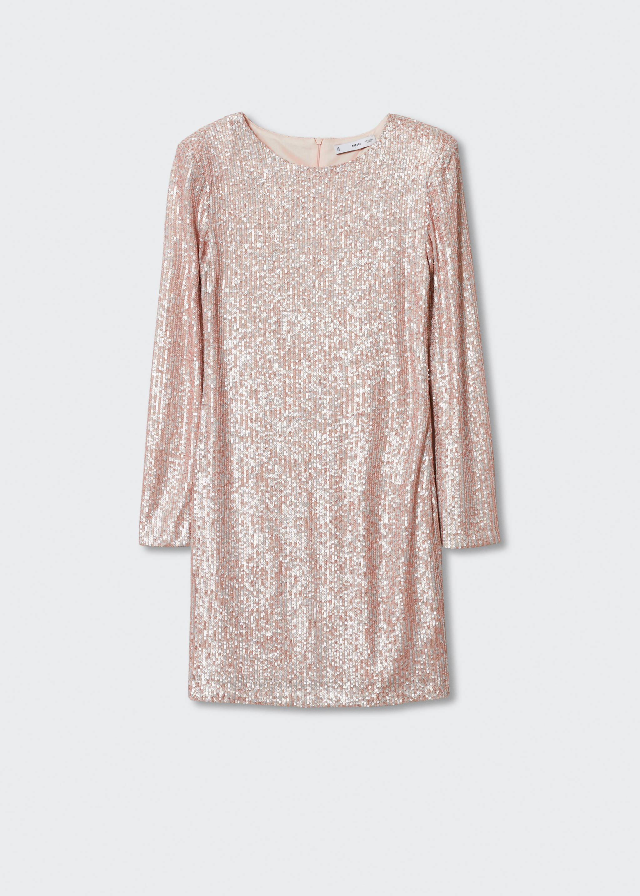 Long-sleeved sequin dress - Article without model