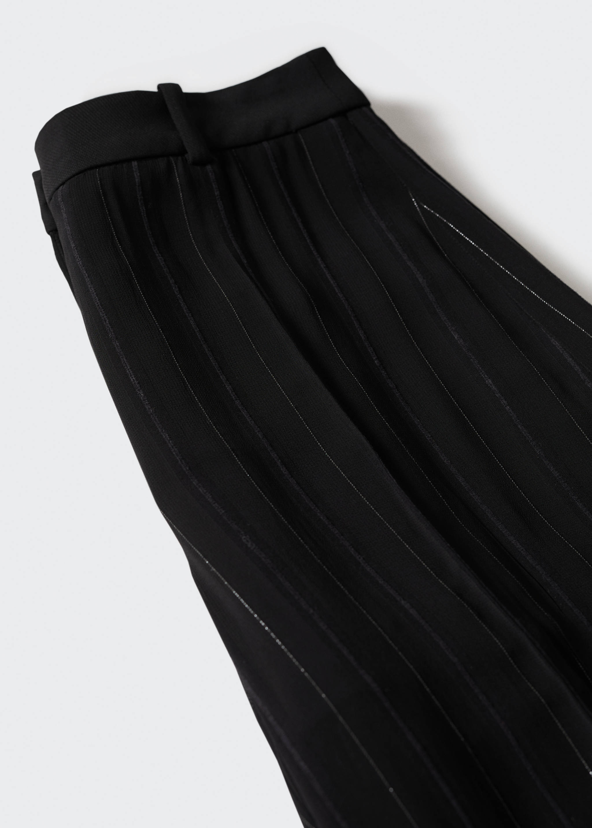 Semi-transparent pinstripe trousers - Details of the article 8