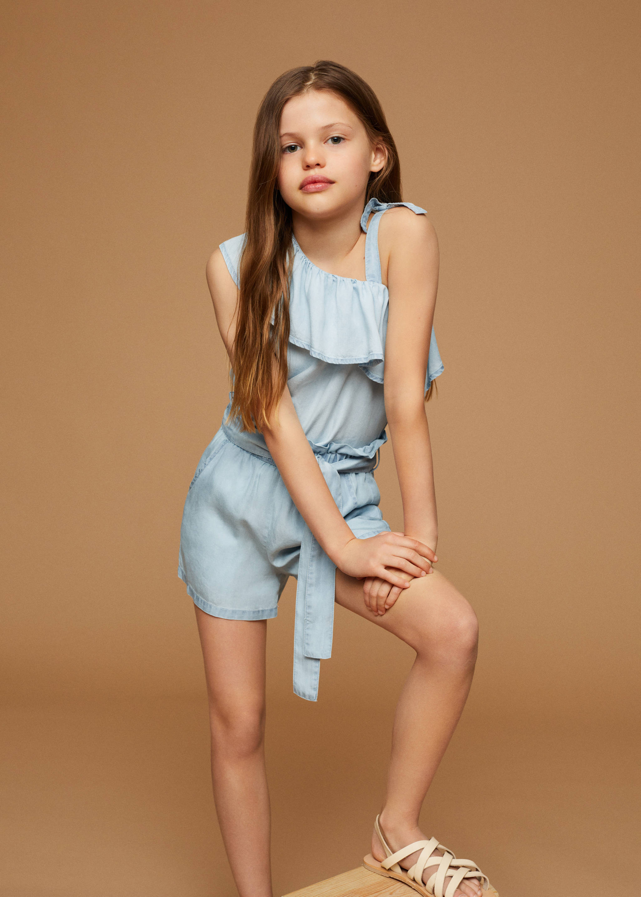 Lyocell-Shorts mit Schleife - Detail des Artikels 2