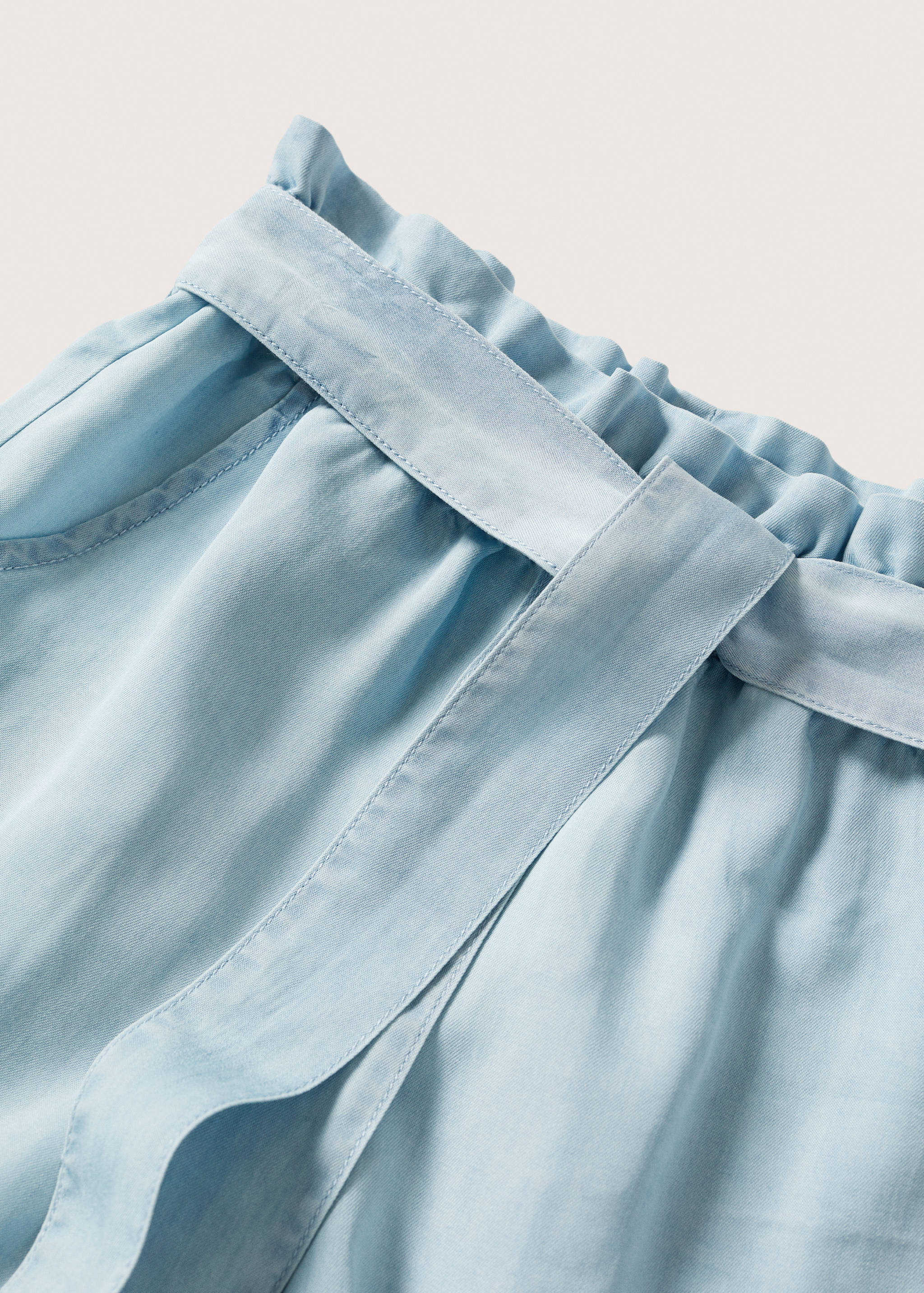 Lyocell-Shorts mit Schleife - Detail des Artikels 8