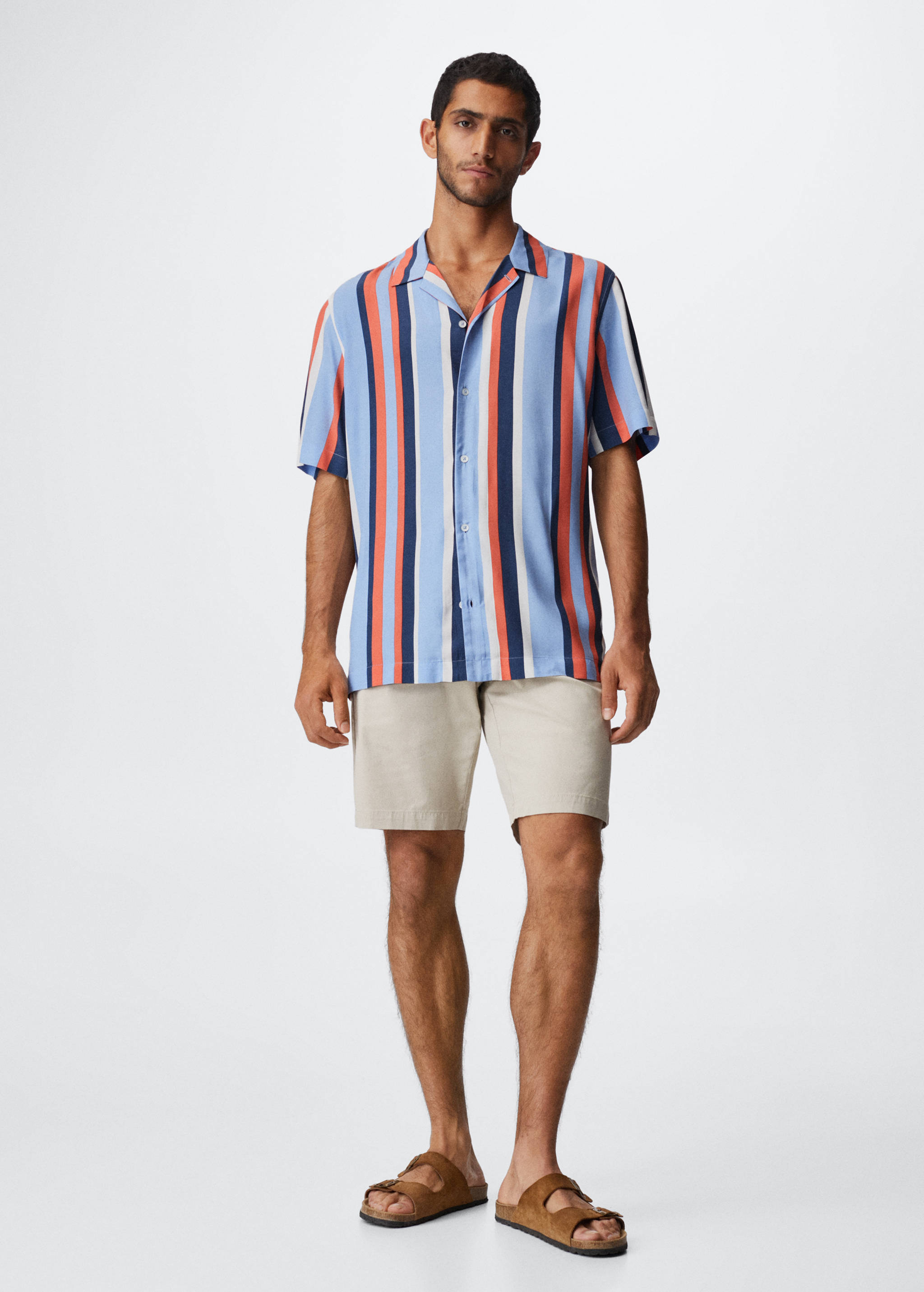 Camisa fluida ratlles - Pla general