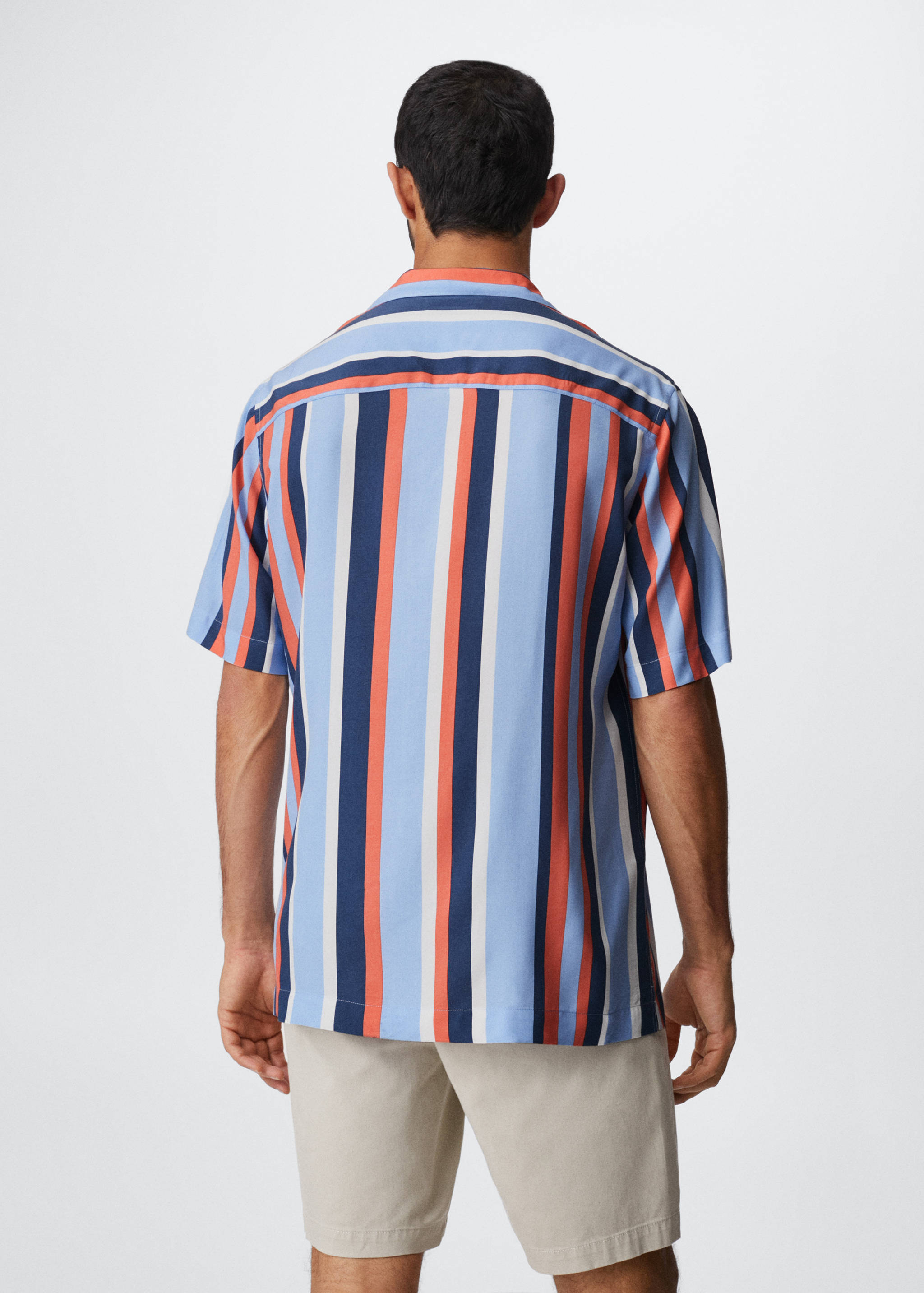 Camisa fluida ratlles - Revers de l'article