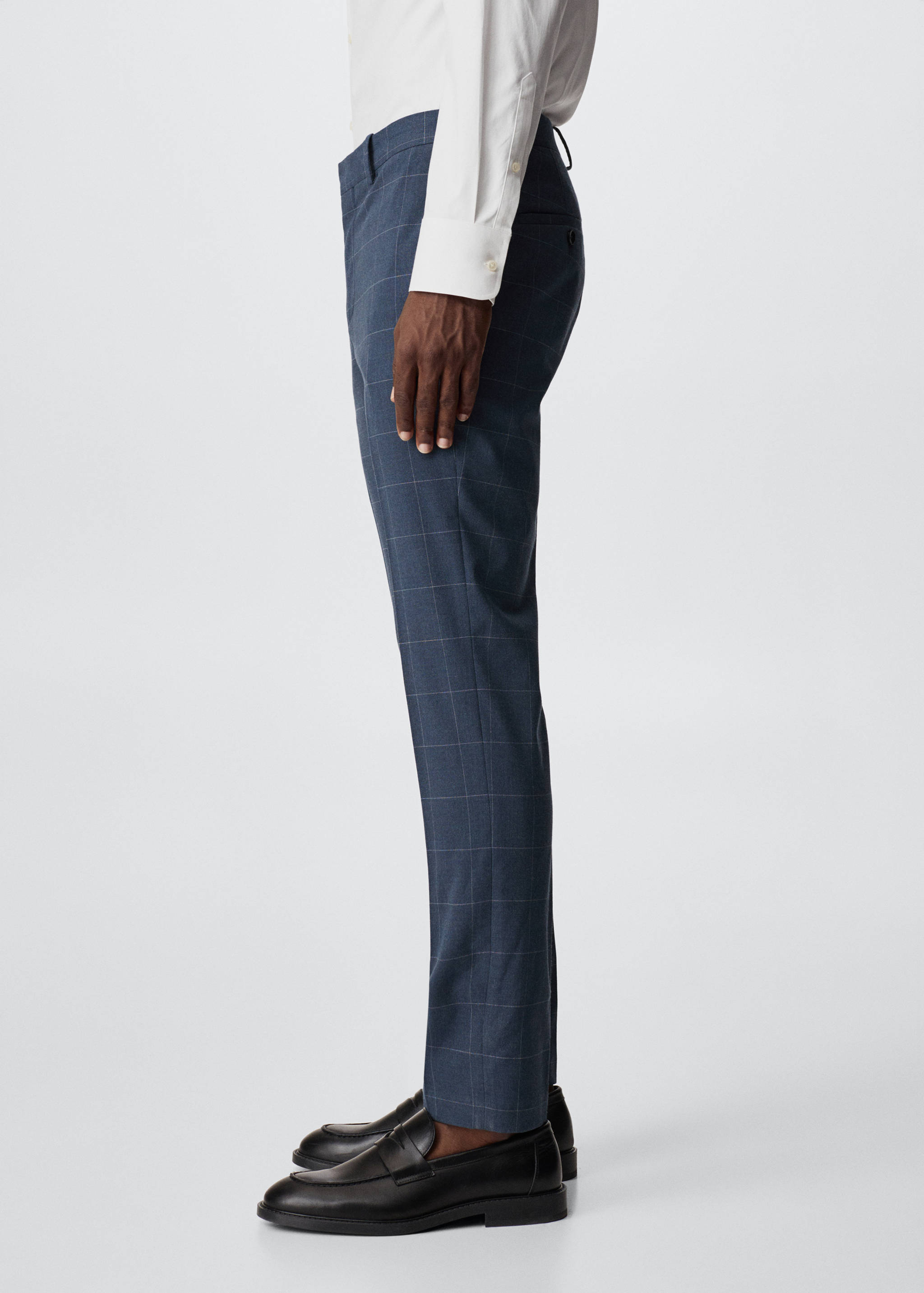 Super slim fit suit trousers - Details of the article 6
