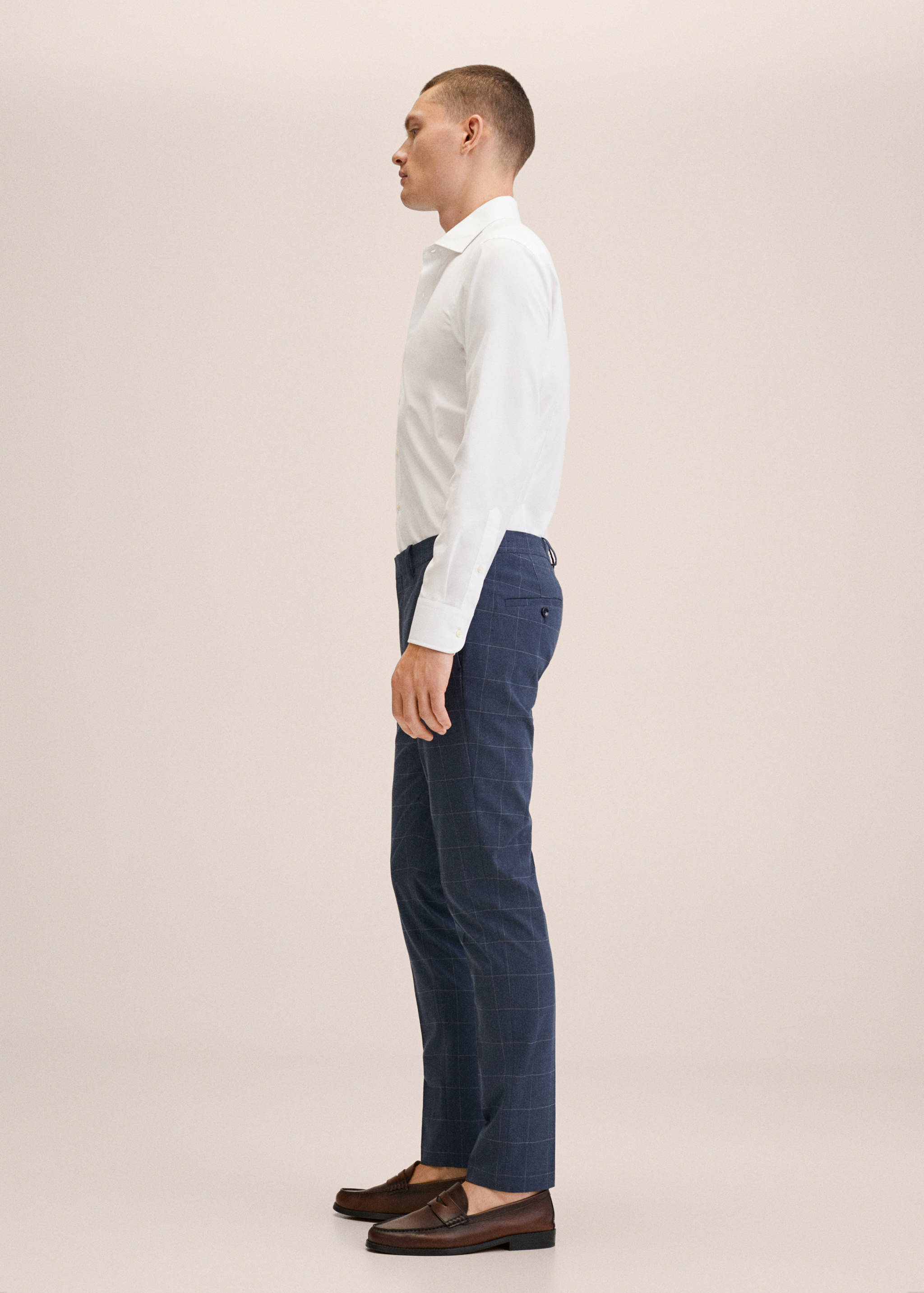 Super slim fit suit trousers - Details of the article 2