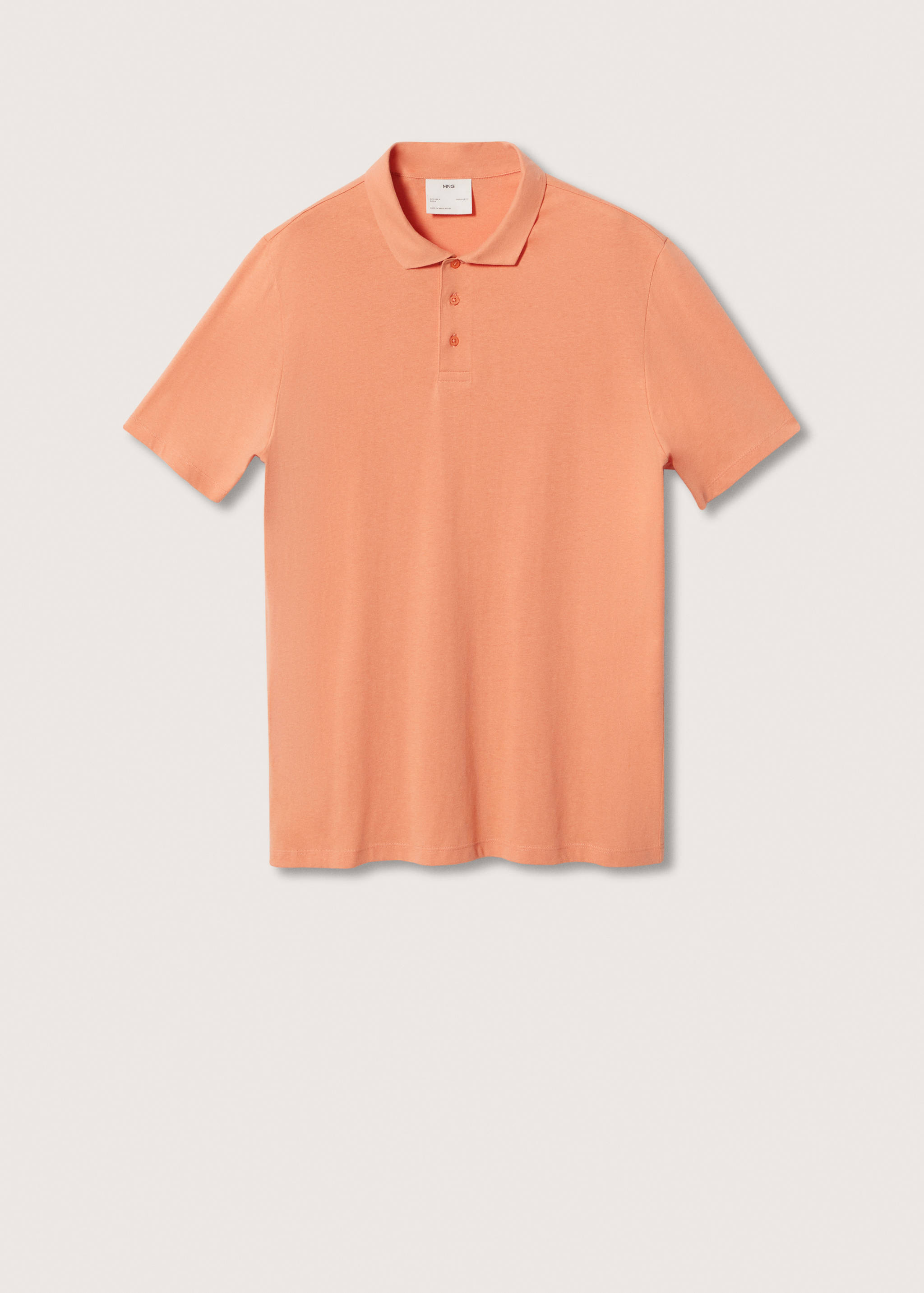 Lightweight cotton polo shirt - Article without model
