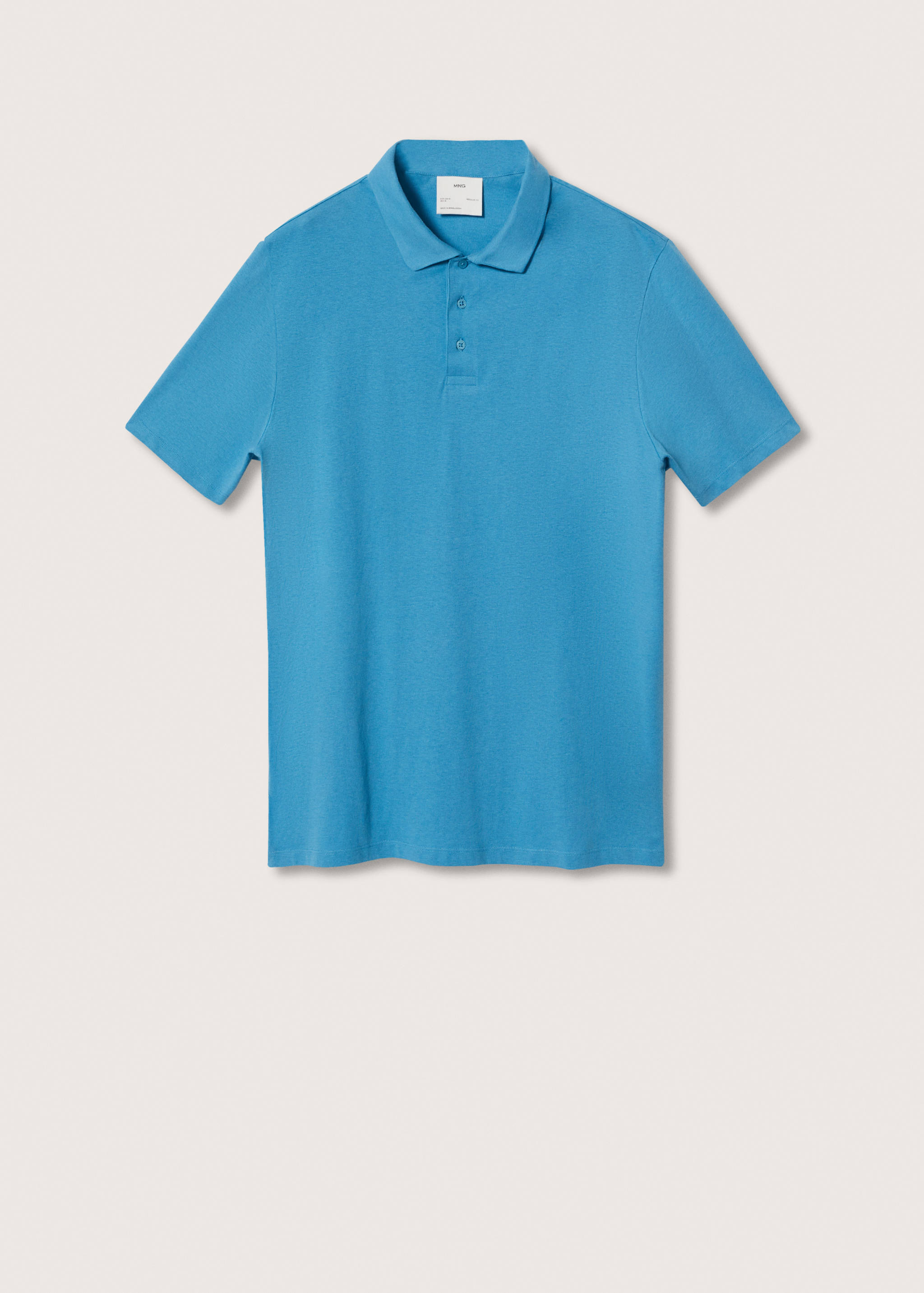 Lightweight cotton polo shirt - Article without model