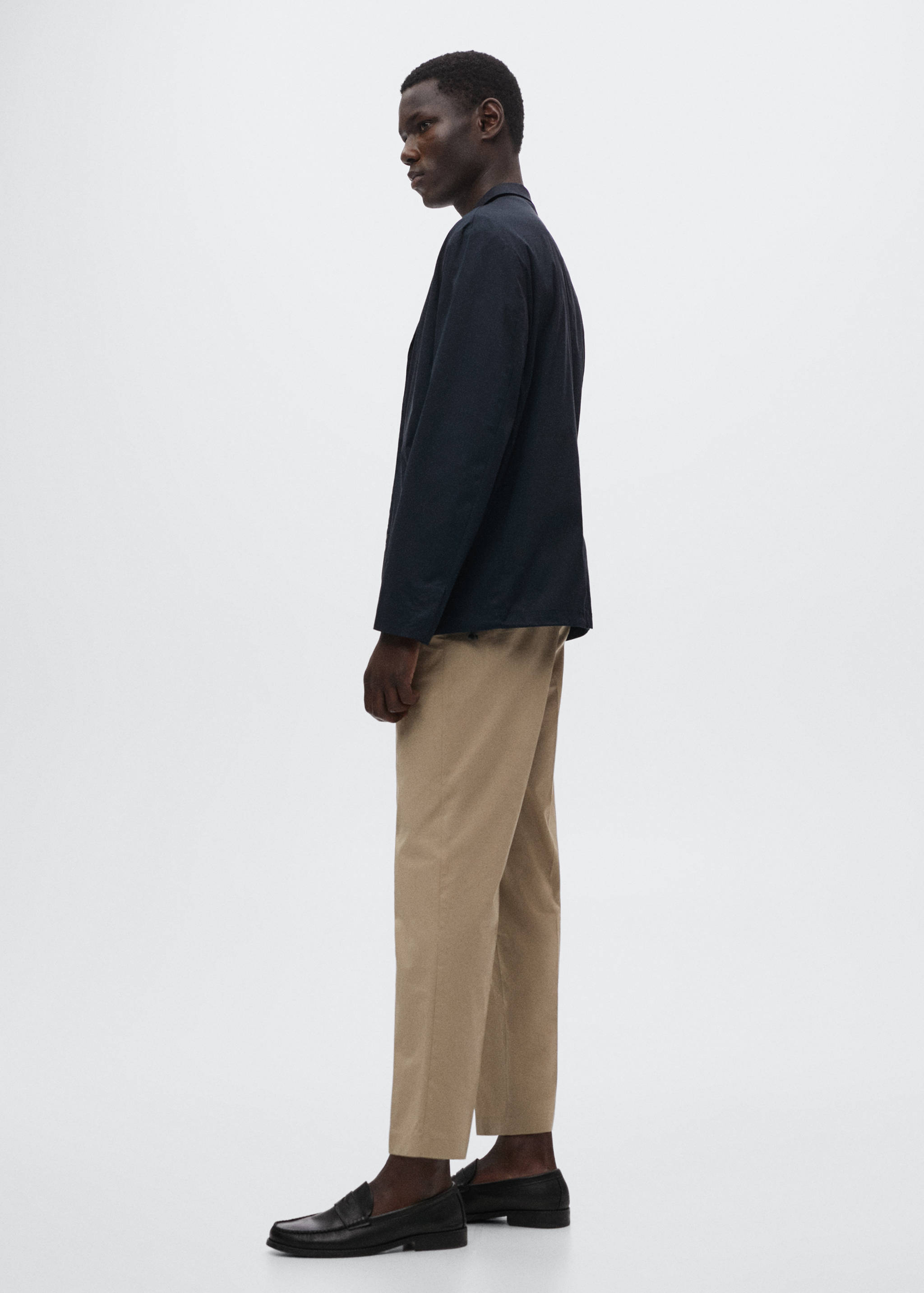 American collar cotton jacket - Details of the article 1