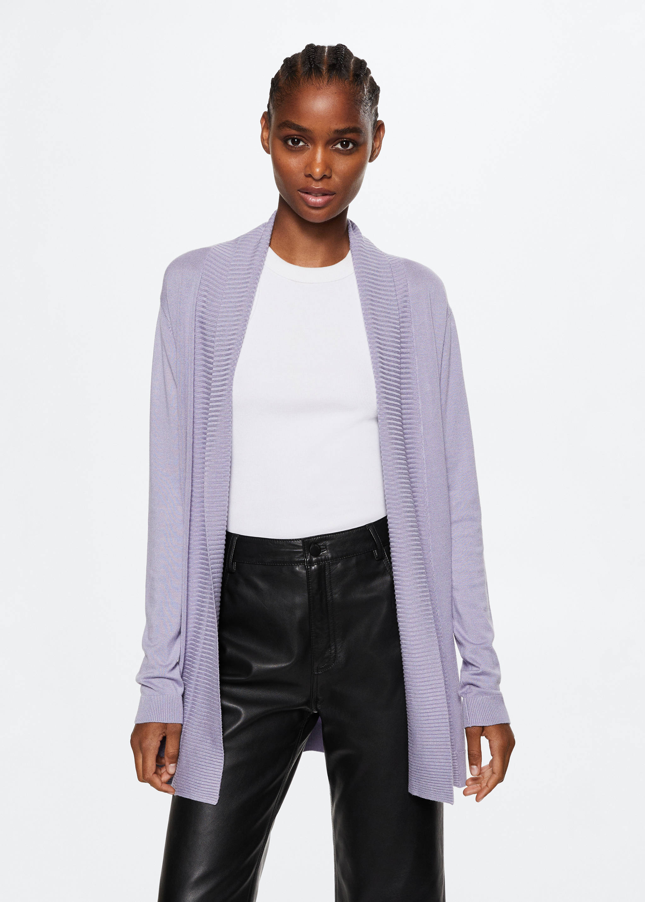 Feiner Strickcardigan - Mittlere Ansicht