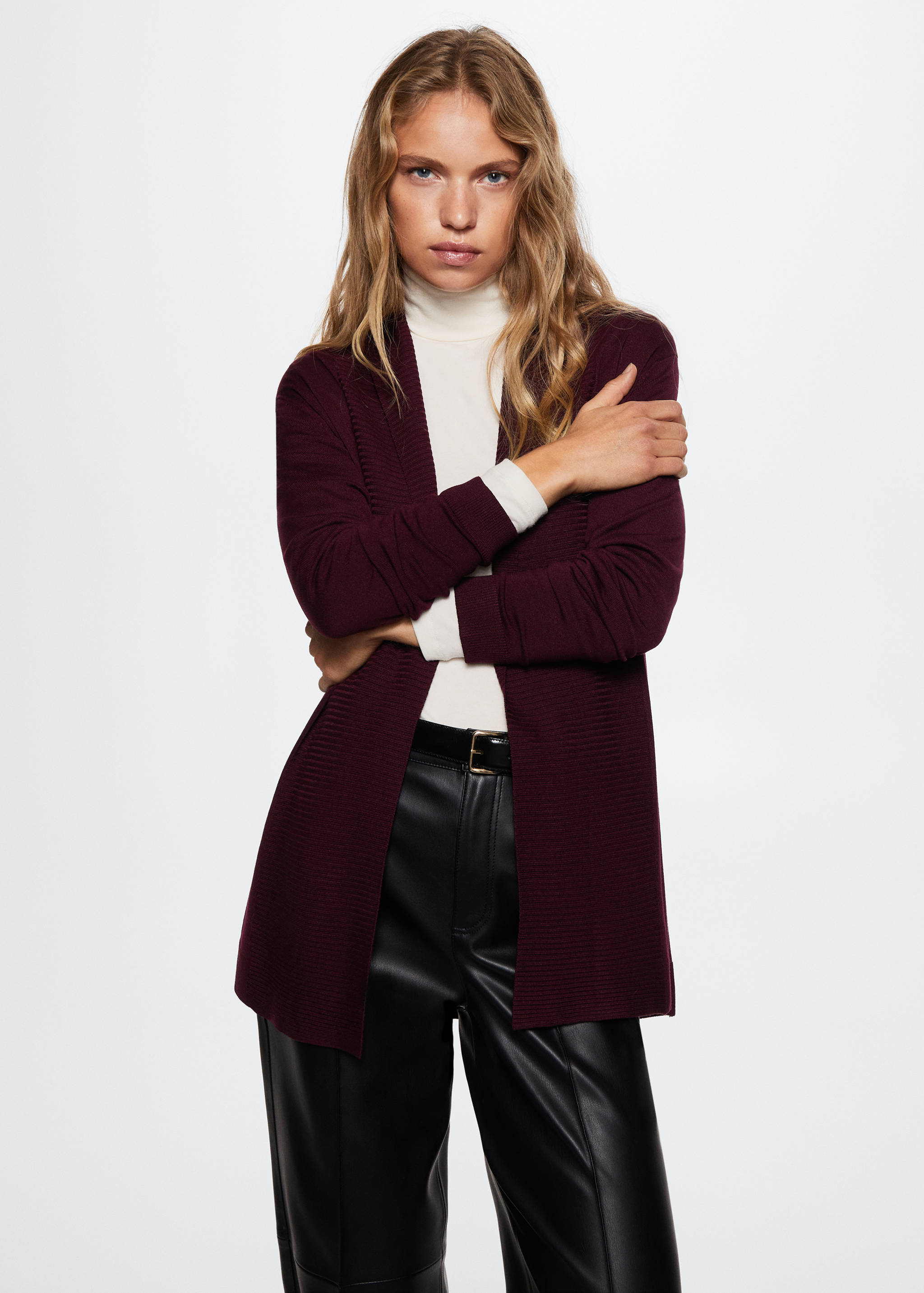 Feiner Strickcardigan - Mittlere Ansicht