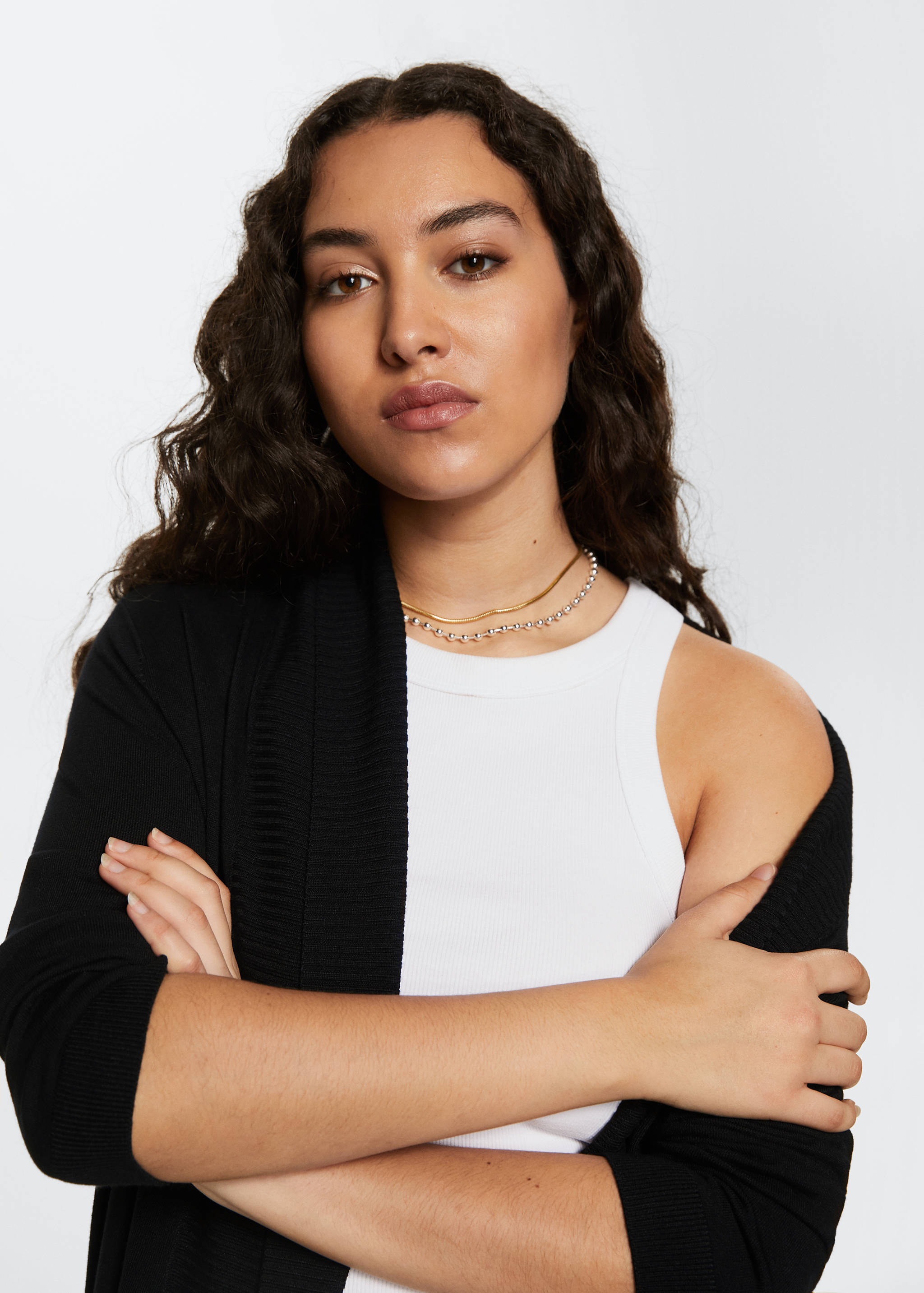 Fine-knit cardigan - Details of the article 3