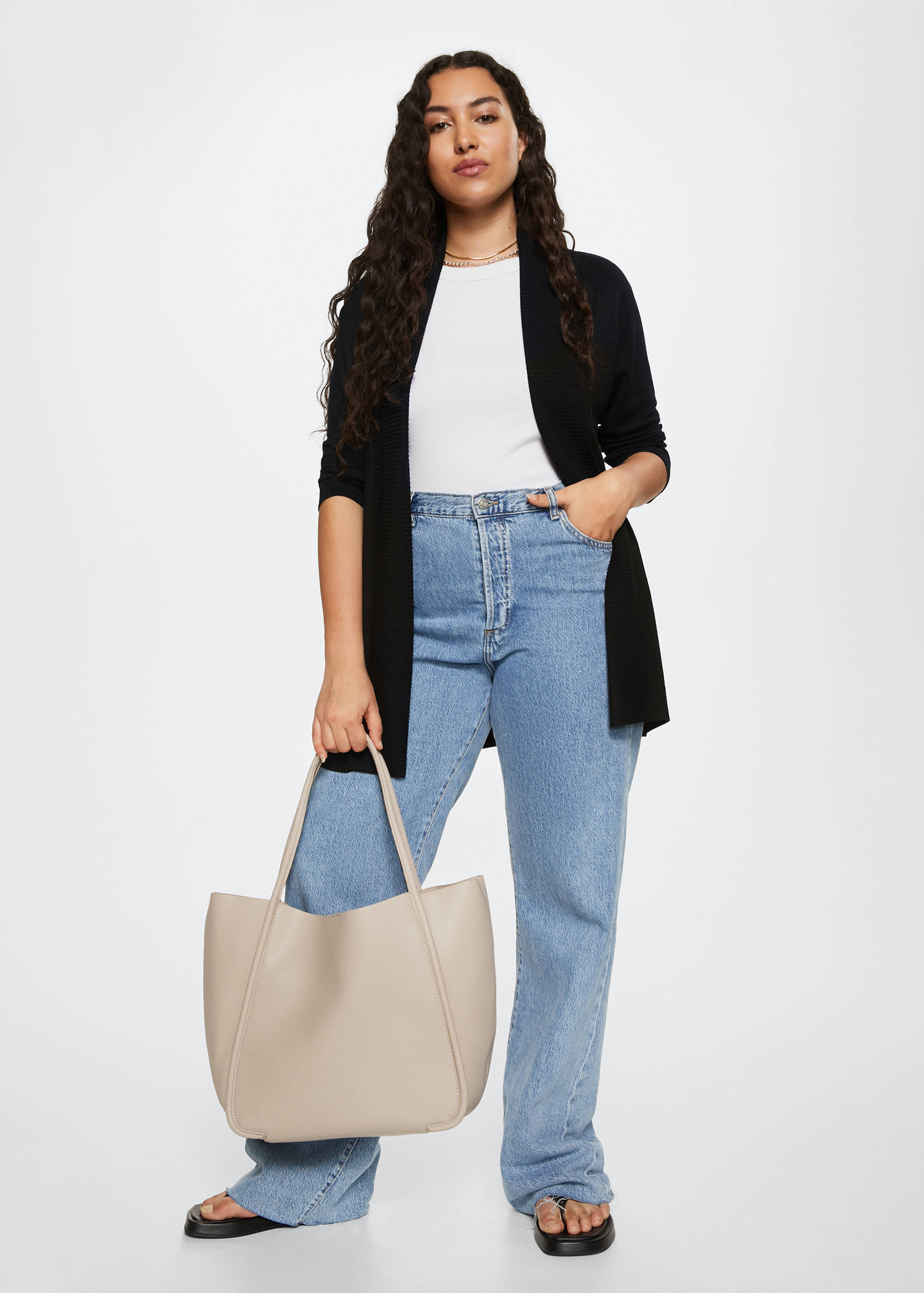 Fine-knit cardigan - Details of the article 5