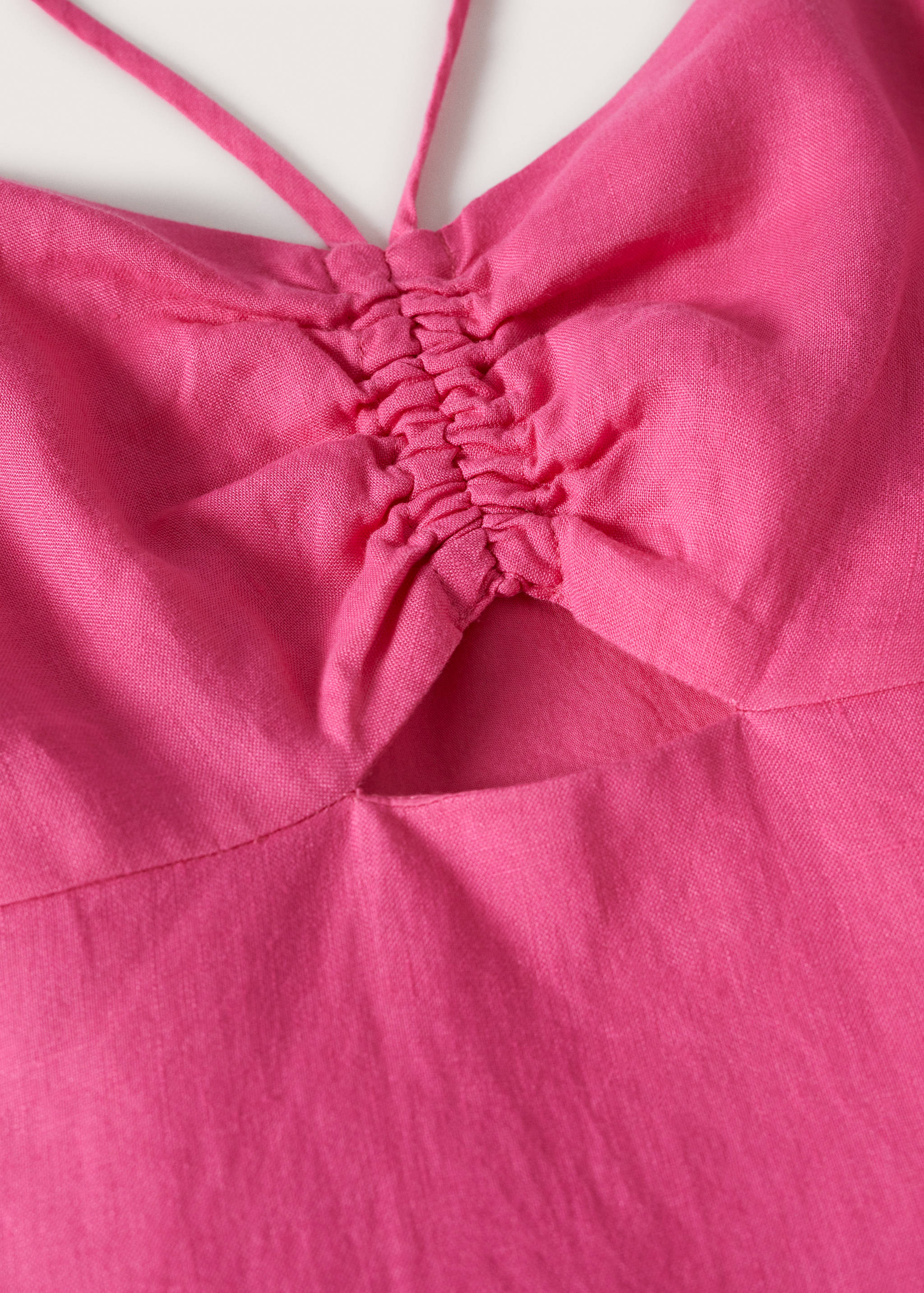 100% linen dress - Details of the article 8