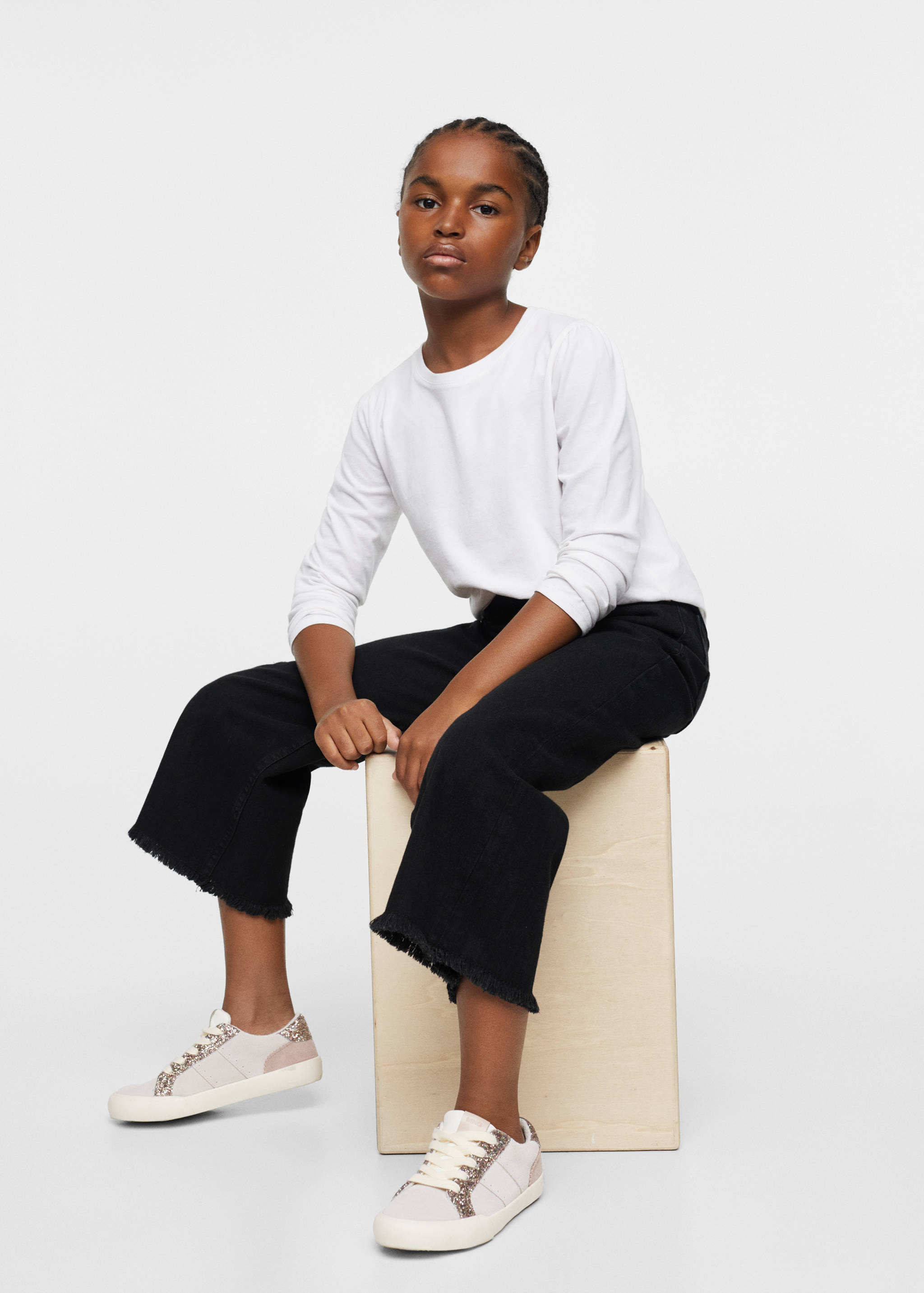 Culotte jeans - Medium plane