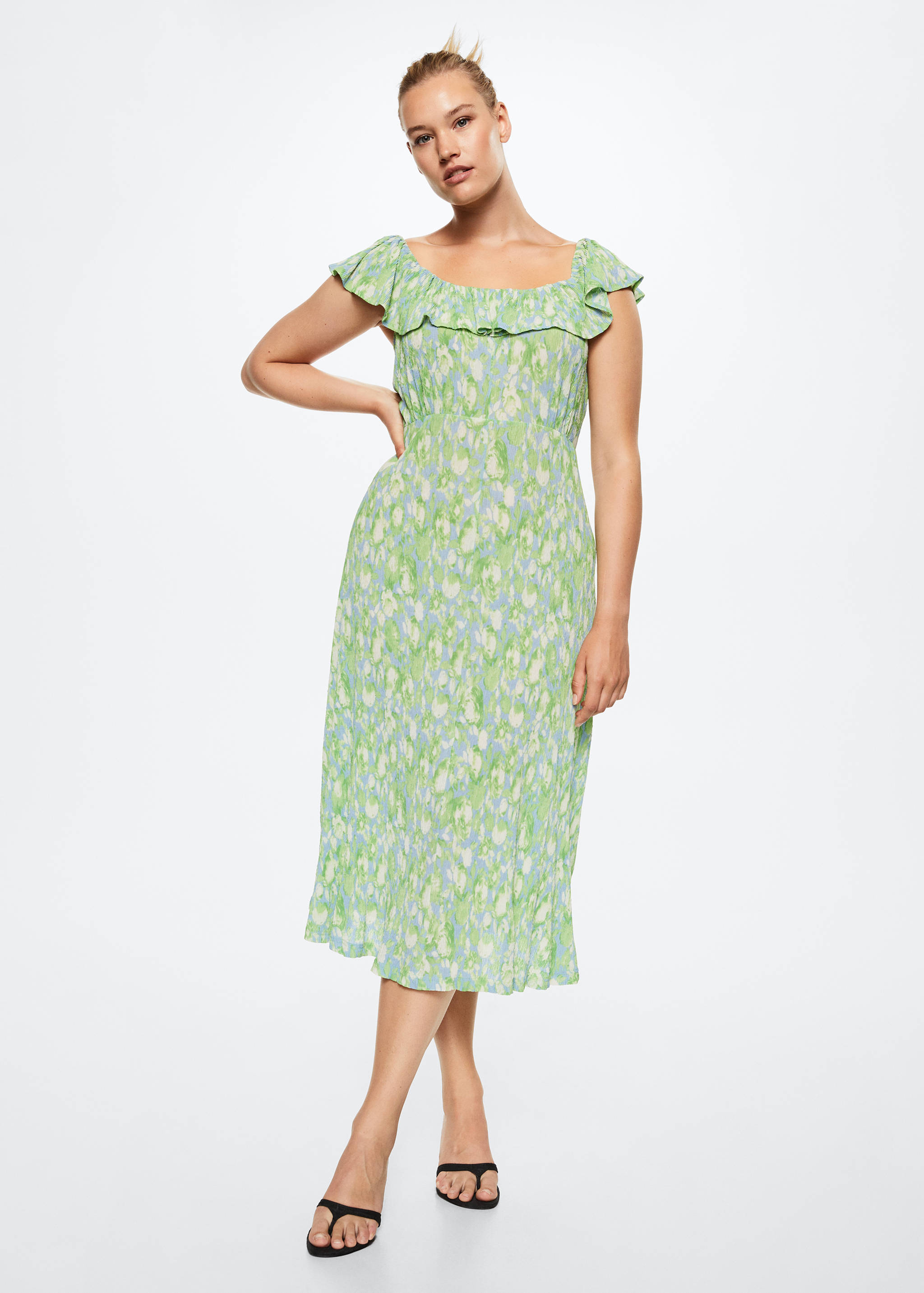 Floral print dress - Details of the article 6