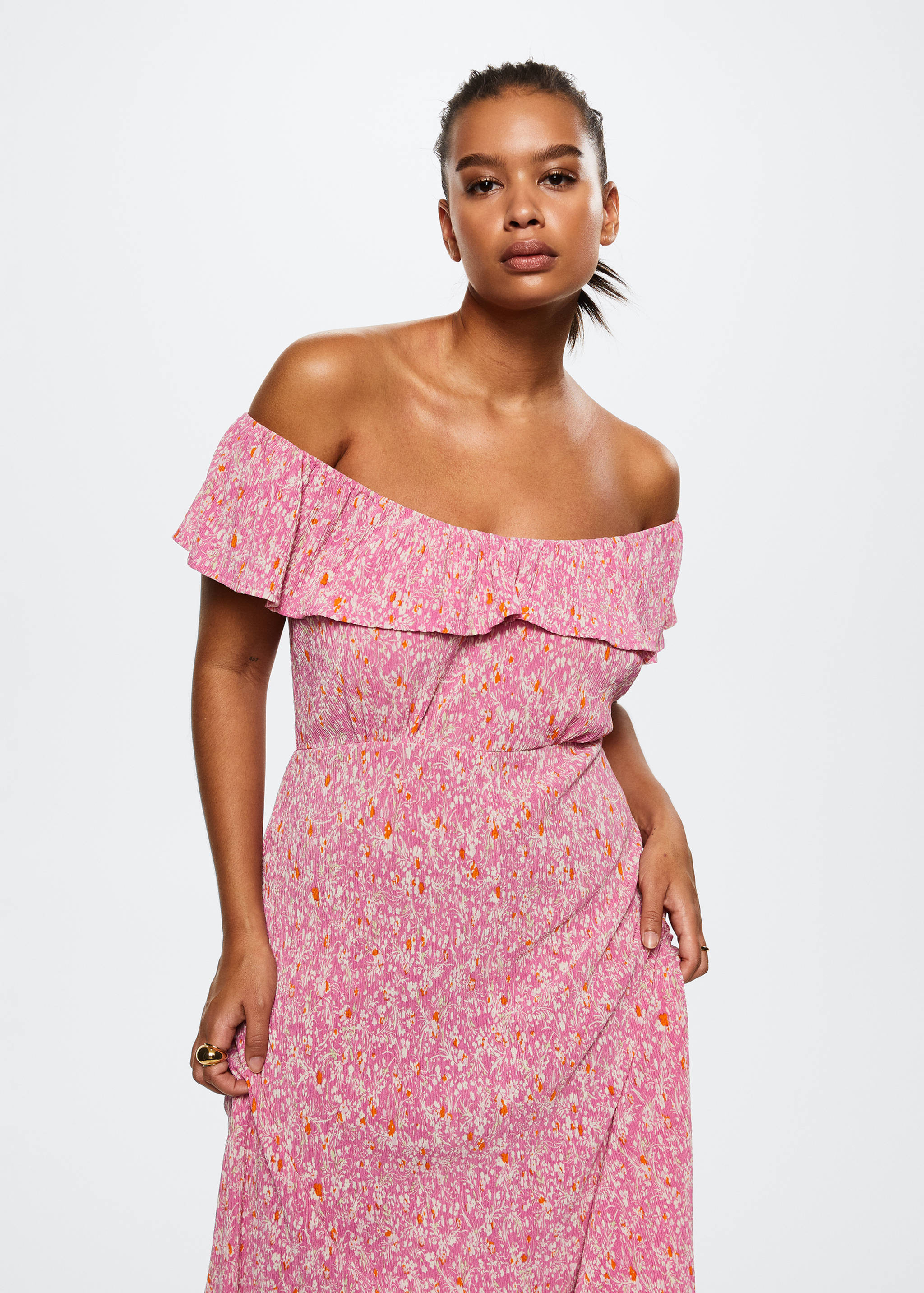 Floral print dress - Details of the article 5