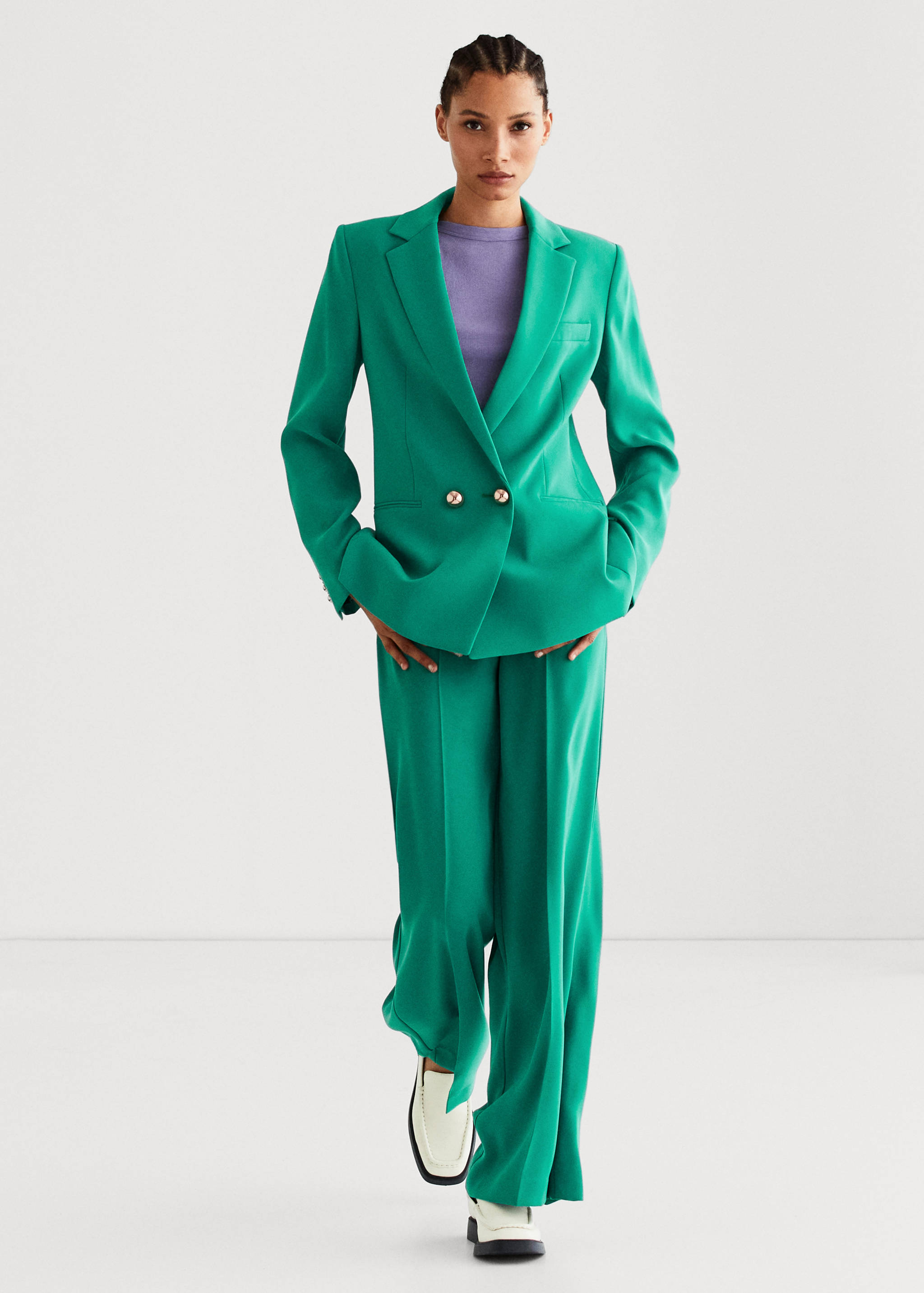 High-waist palazzo trousers - Details of the article 6