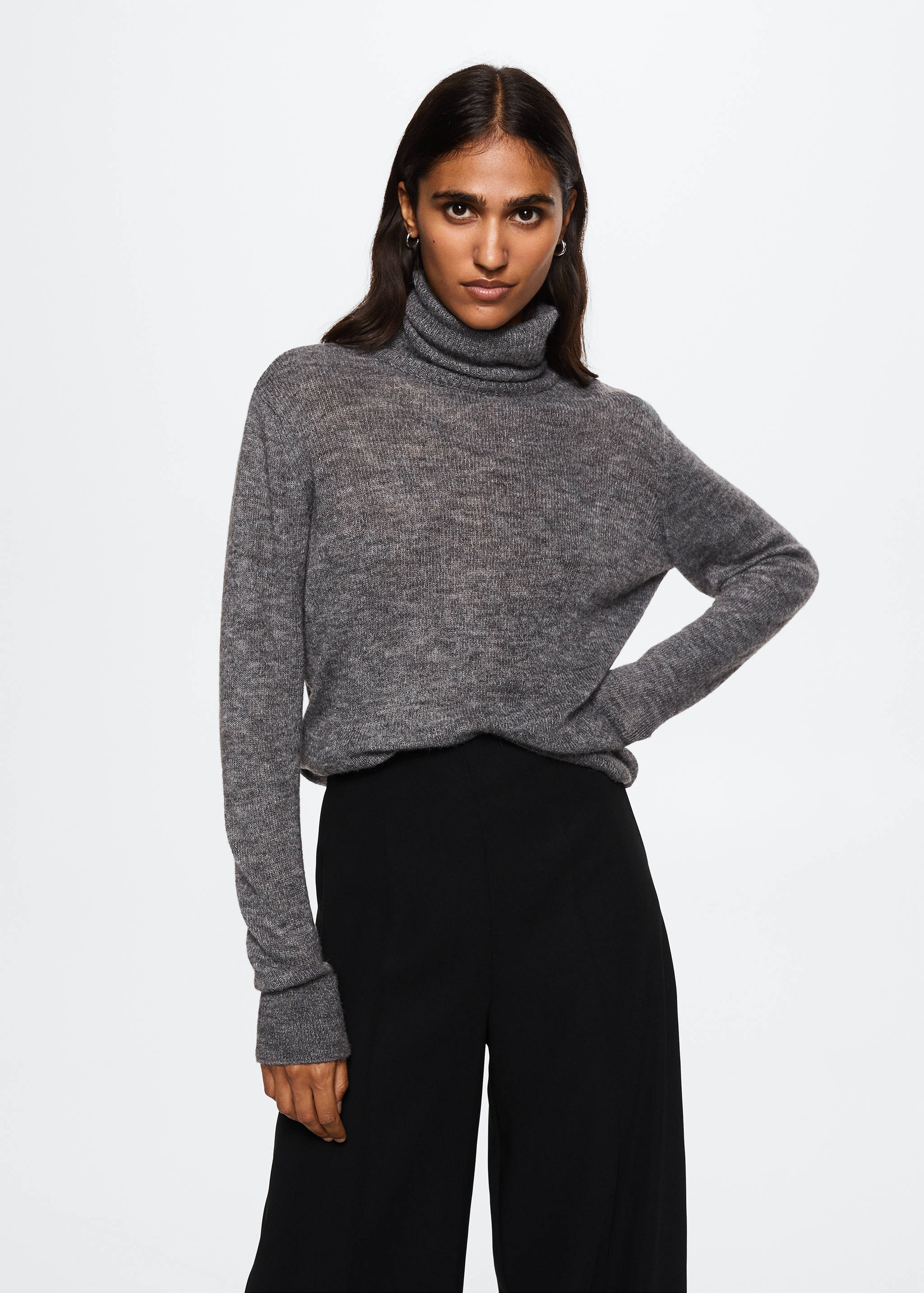 High-waist palazzo trousers - Details of the article 2